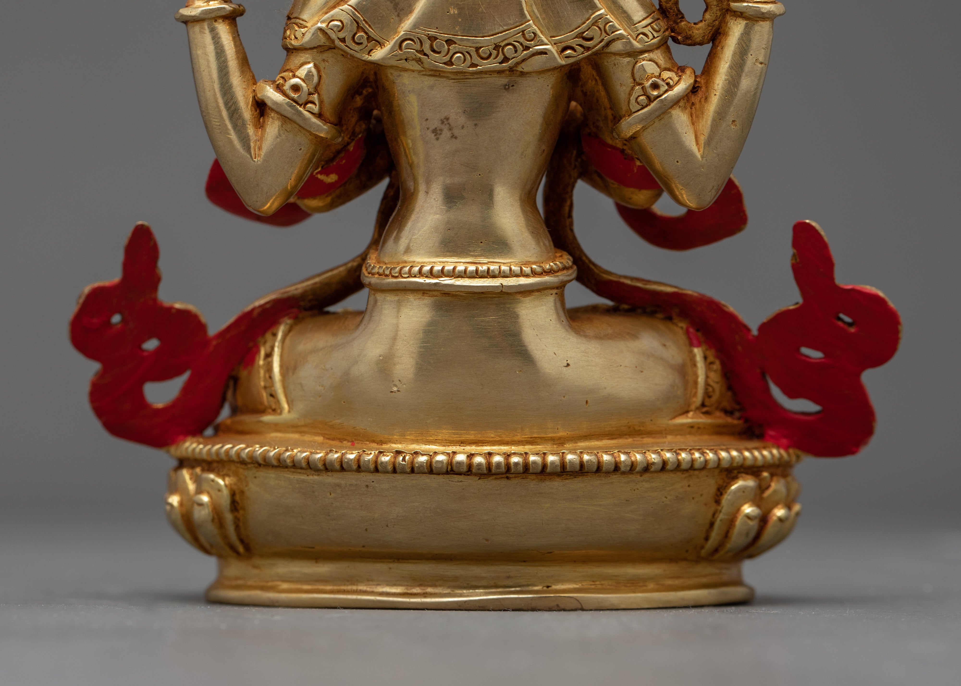 Chenrezig Sculpture | Traditional Hand Carved Statue