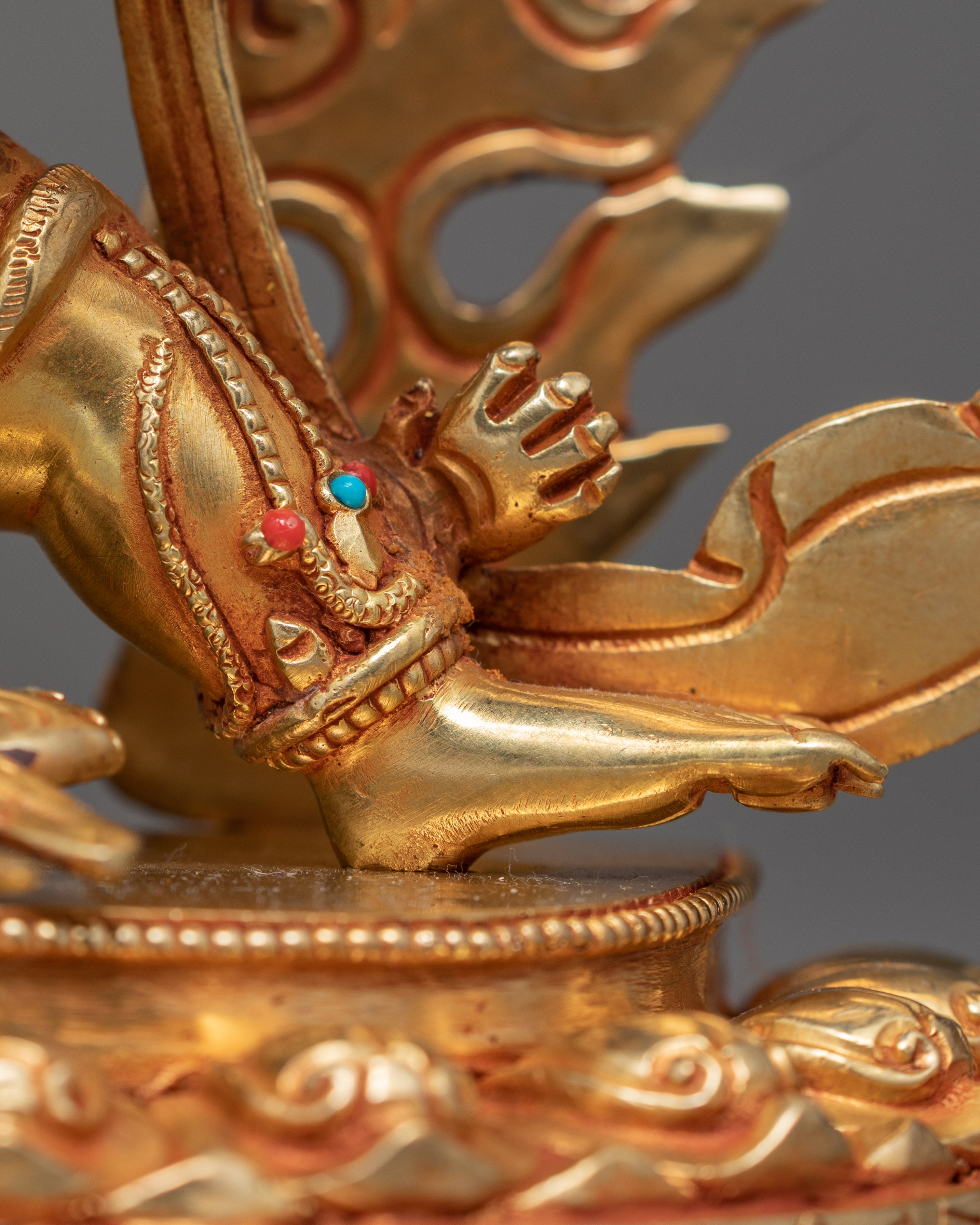 Vajrapani Bodhisattva Sculpture | Traditionally Hand Carved Buddhist Art