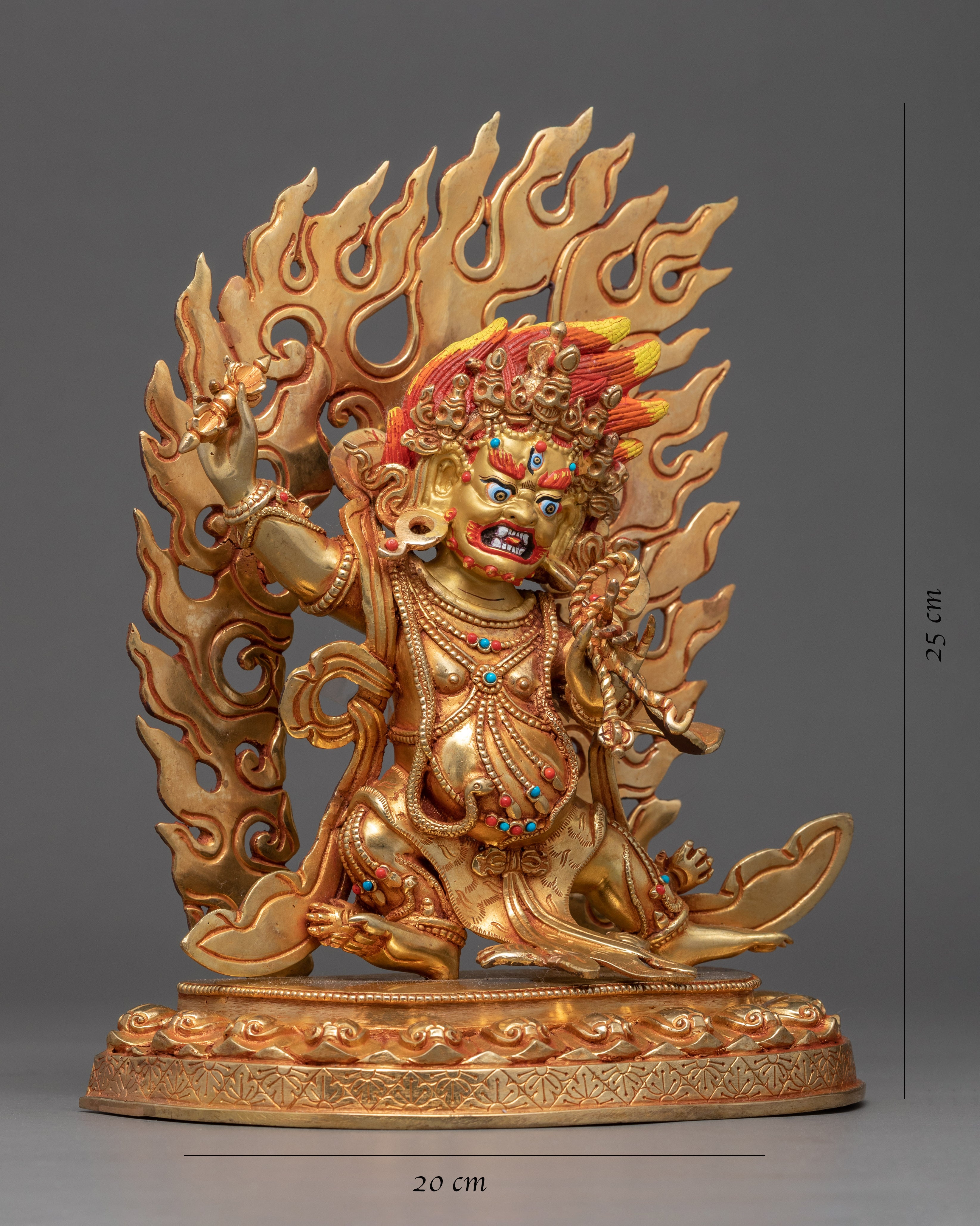 Vajrapani Bodhisattva Sculpture | Traditionally Hand Carved Buddhist Art