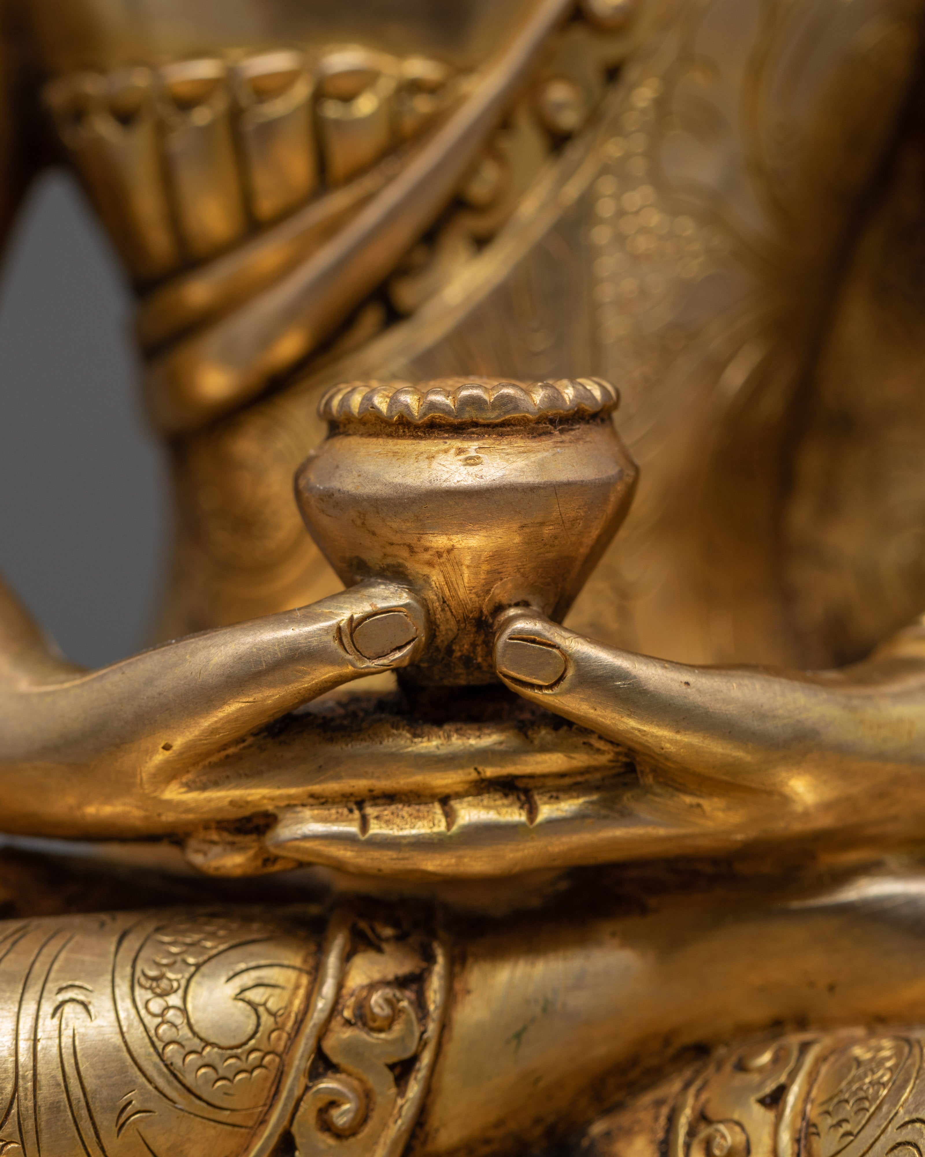 3 Buddhas Statue | Traditionally Crafted Buddhist Art