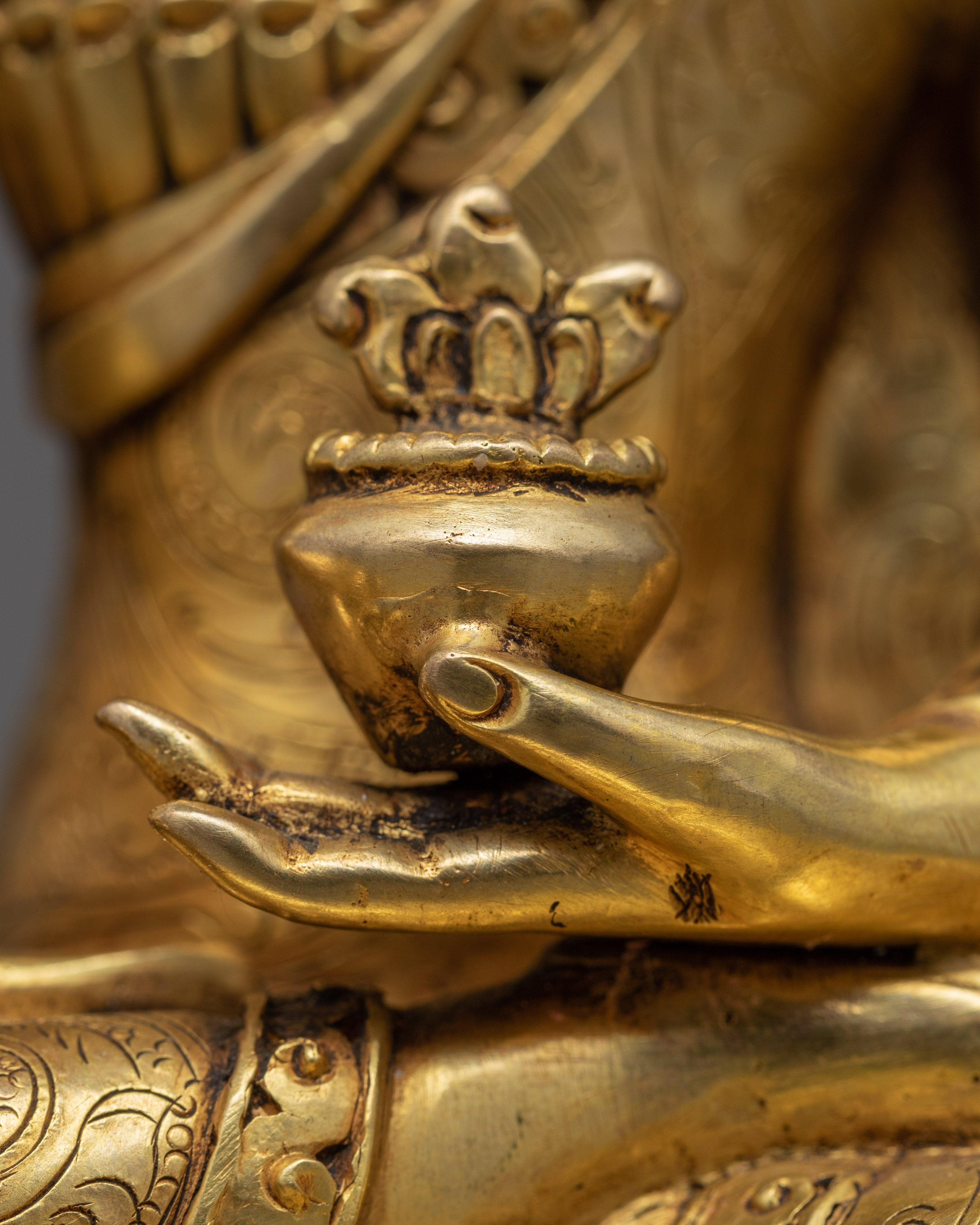 Lapis Lazuli Sculpture | Traditional Medicine Buddha Art