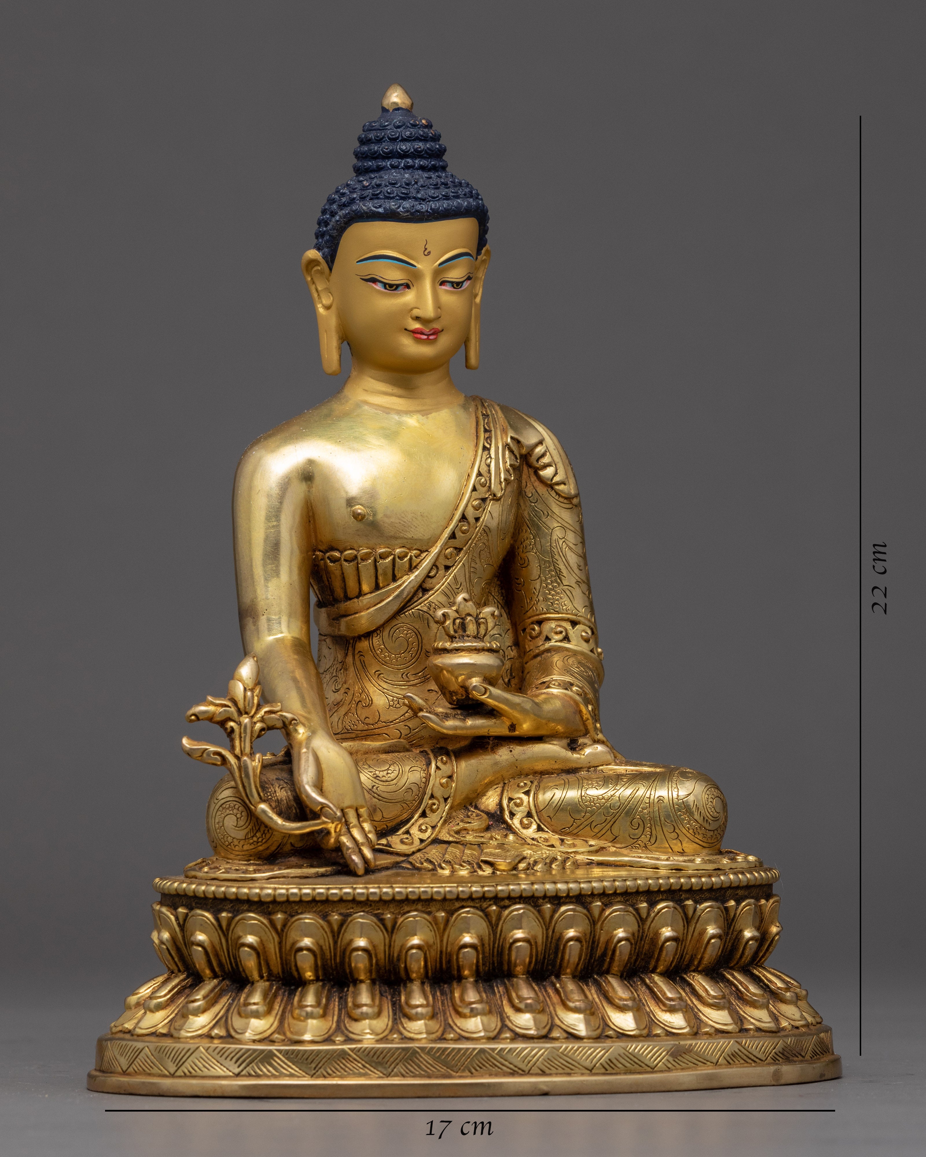 Lapis Lazuli Sculpture | Traditional Medicine Buddha Art