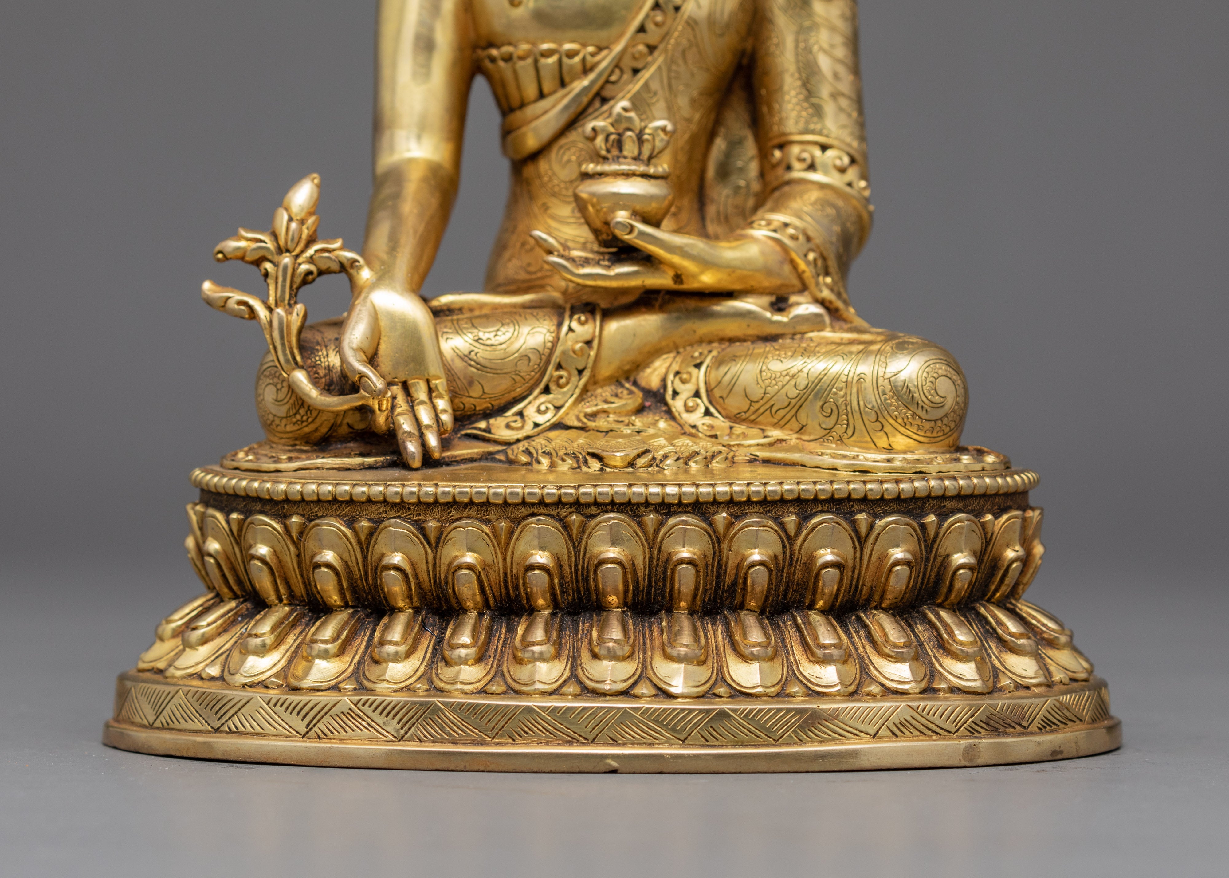 Lapis Lazuli Sculpture | Traditional Medicine Buddha Art