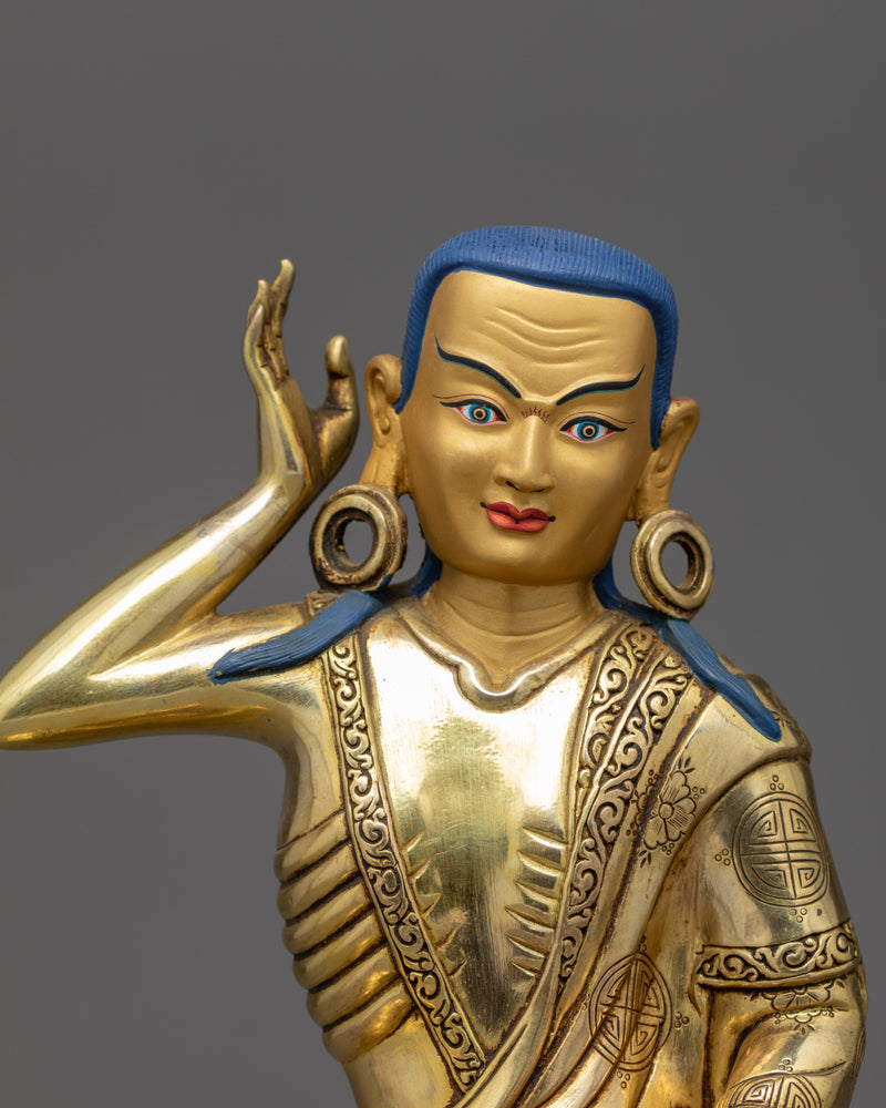 Milarepa Statue | Traditional Buddhist Master Sculpture