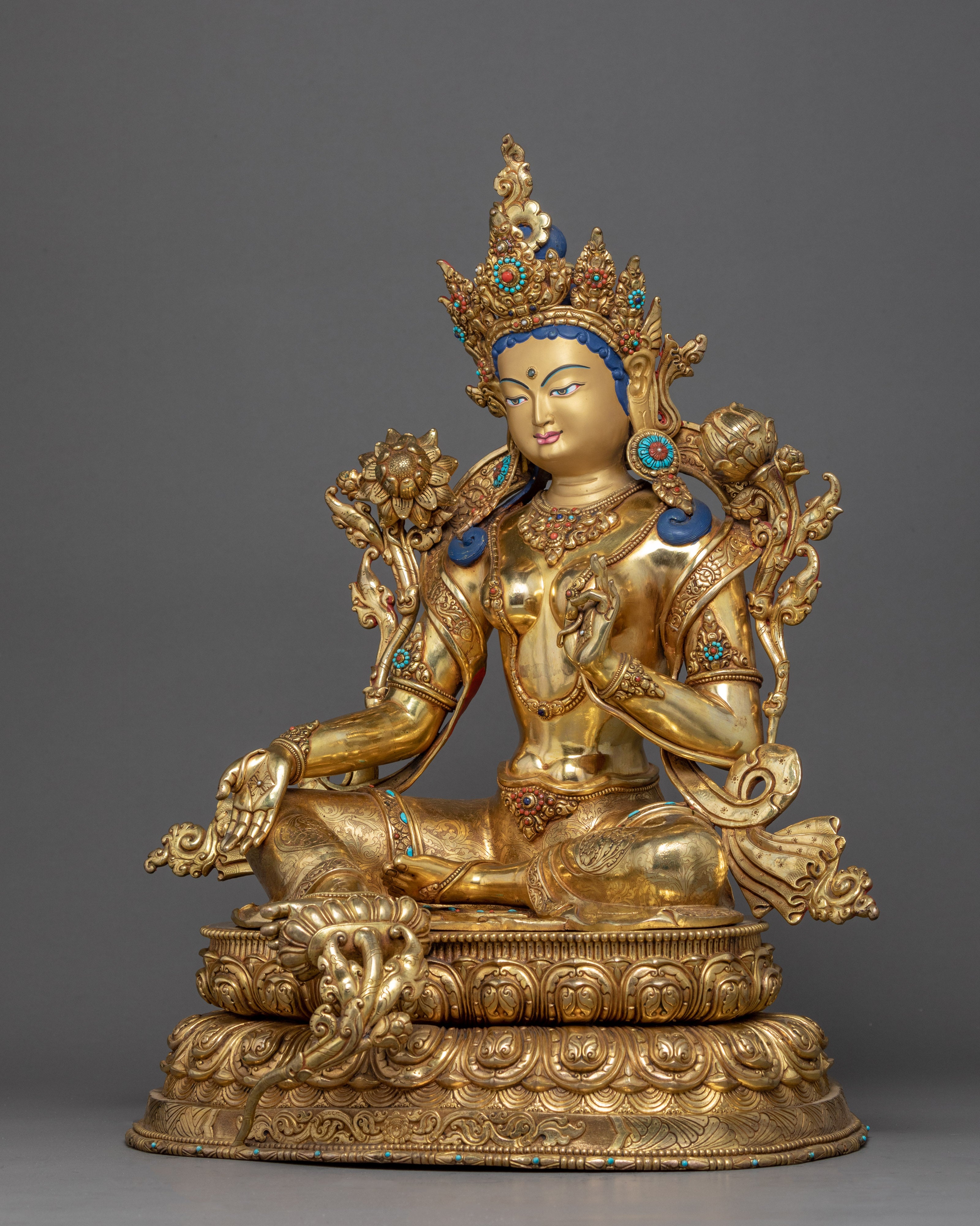 Green Tara Buddha Art | Mother Tara Statue