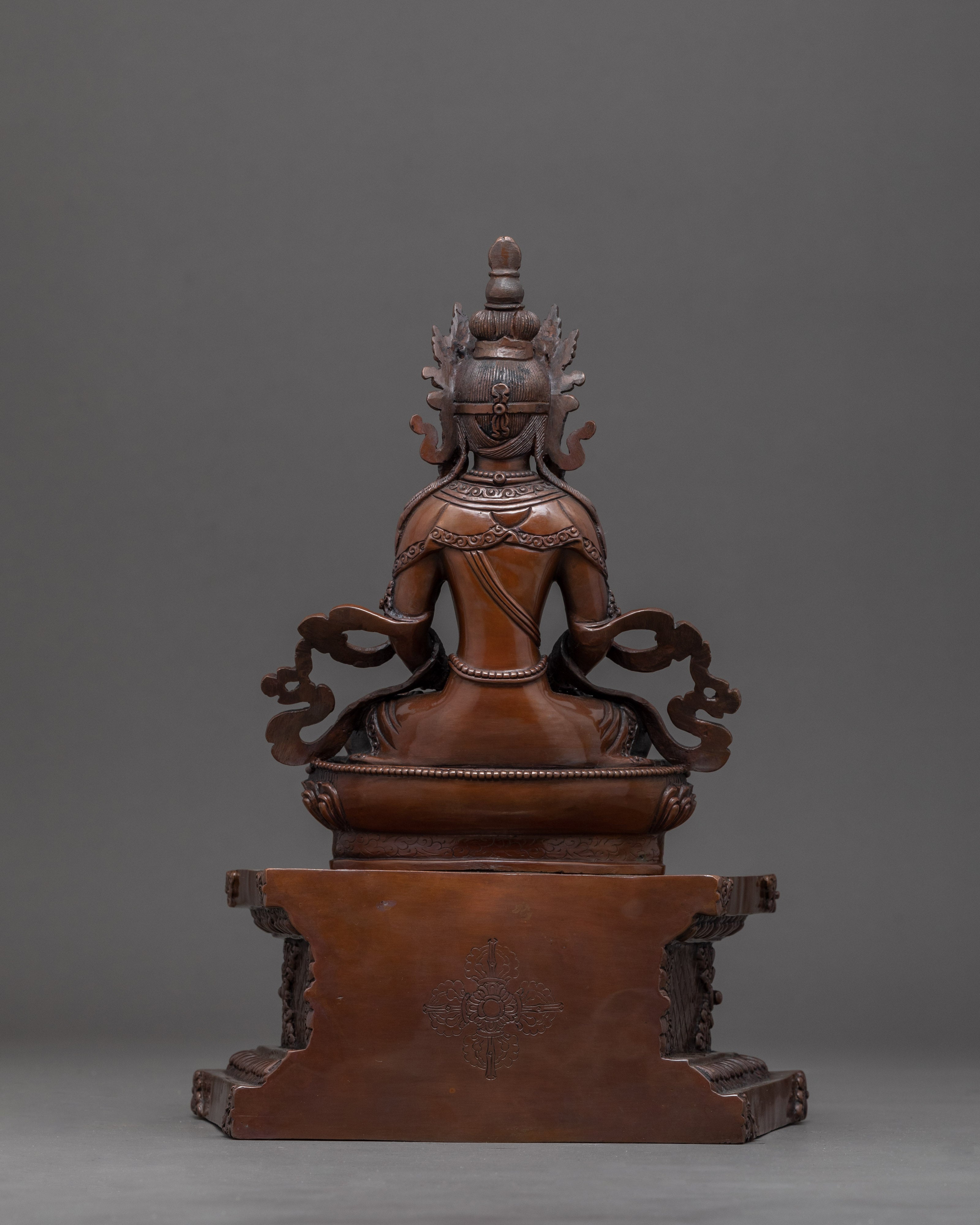 Amitayus Bodhisattva Sculpture | Traditional Buddhist Art