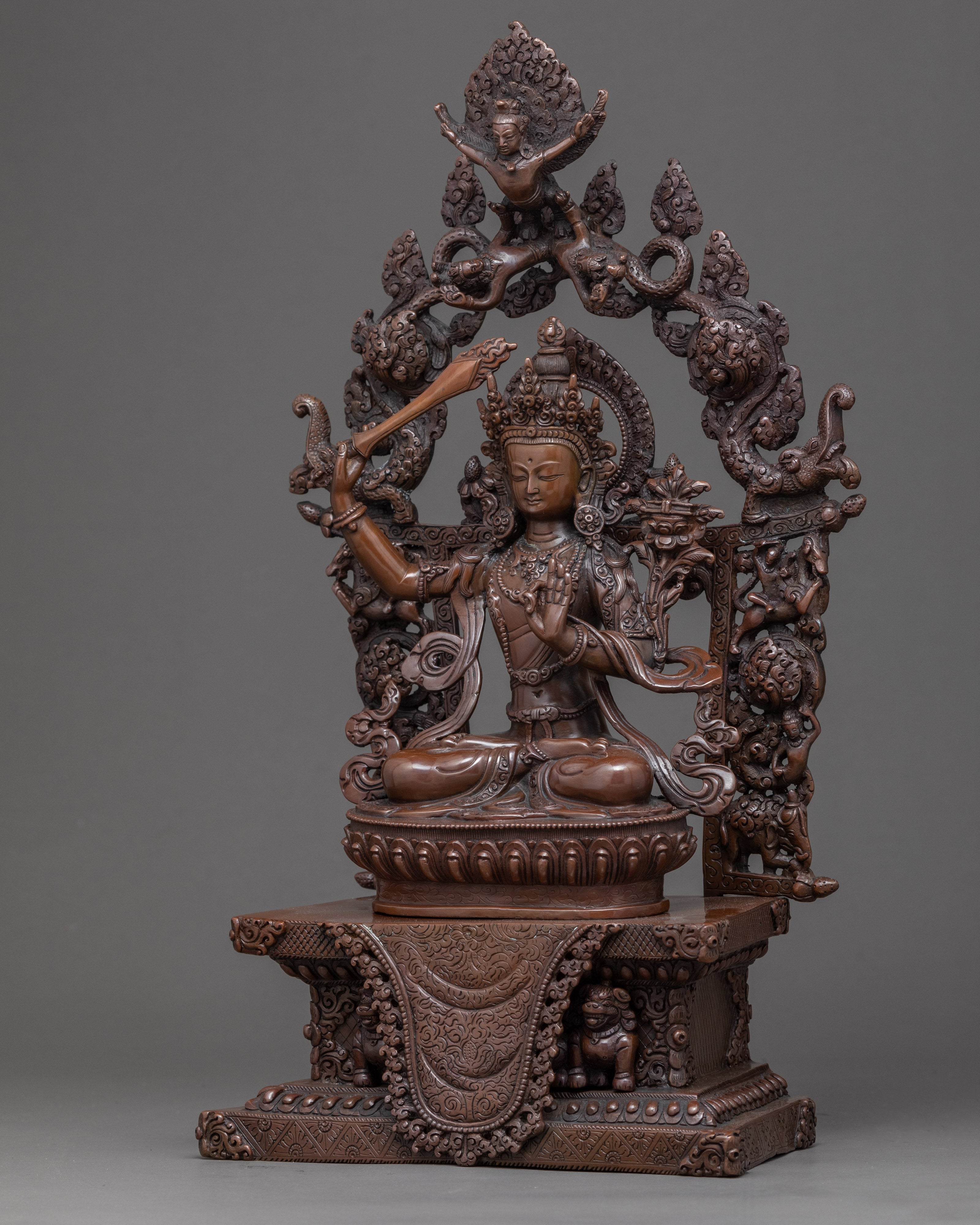 Bodhisattva Manjushri Art | Traditionally Crafted Statue