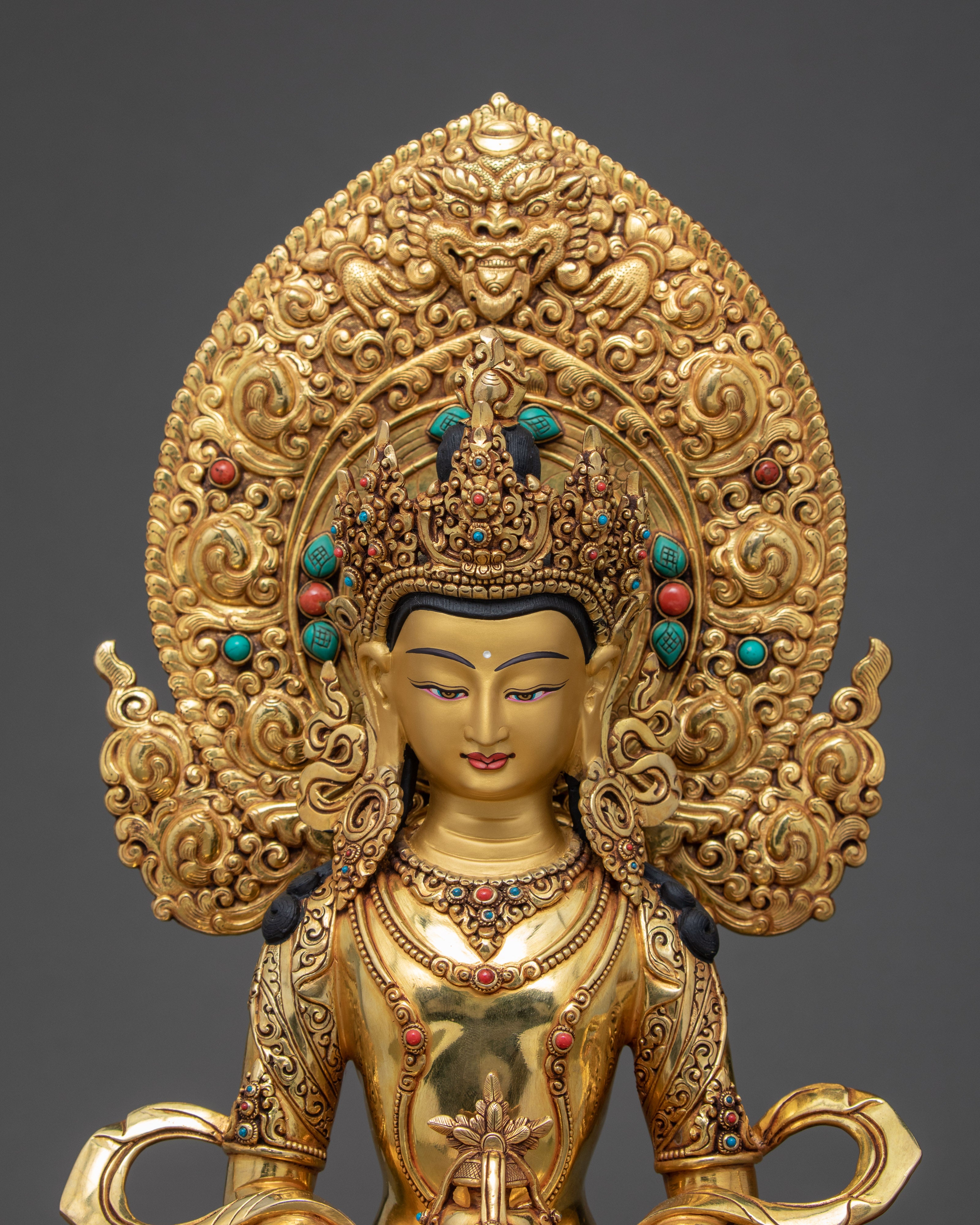 Bodhisattva Amitayus Statue | Tibetan Long Life Buddha