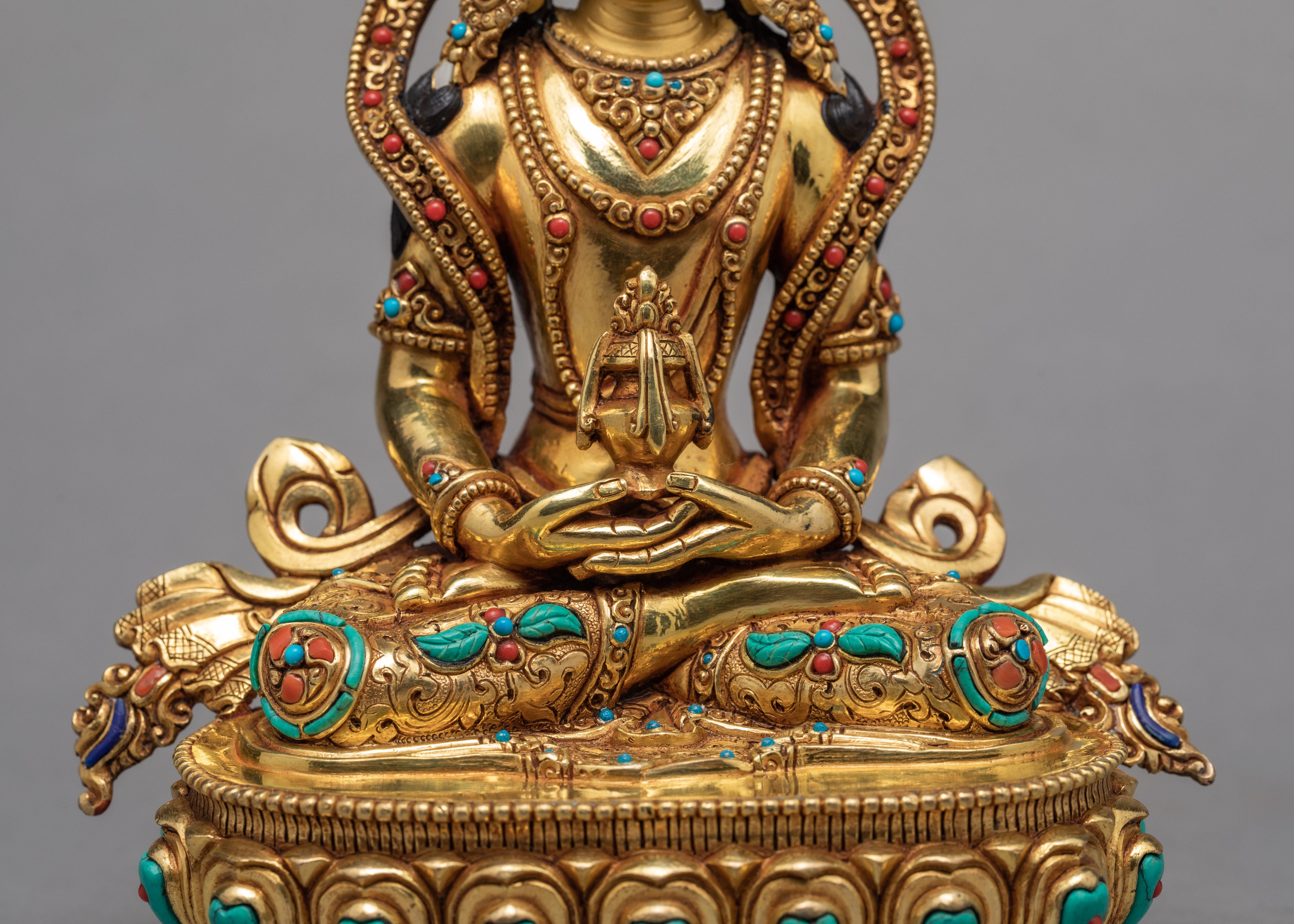 Amitayus Buddha Sculpture | Handmade Buddhist Statue