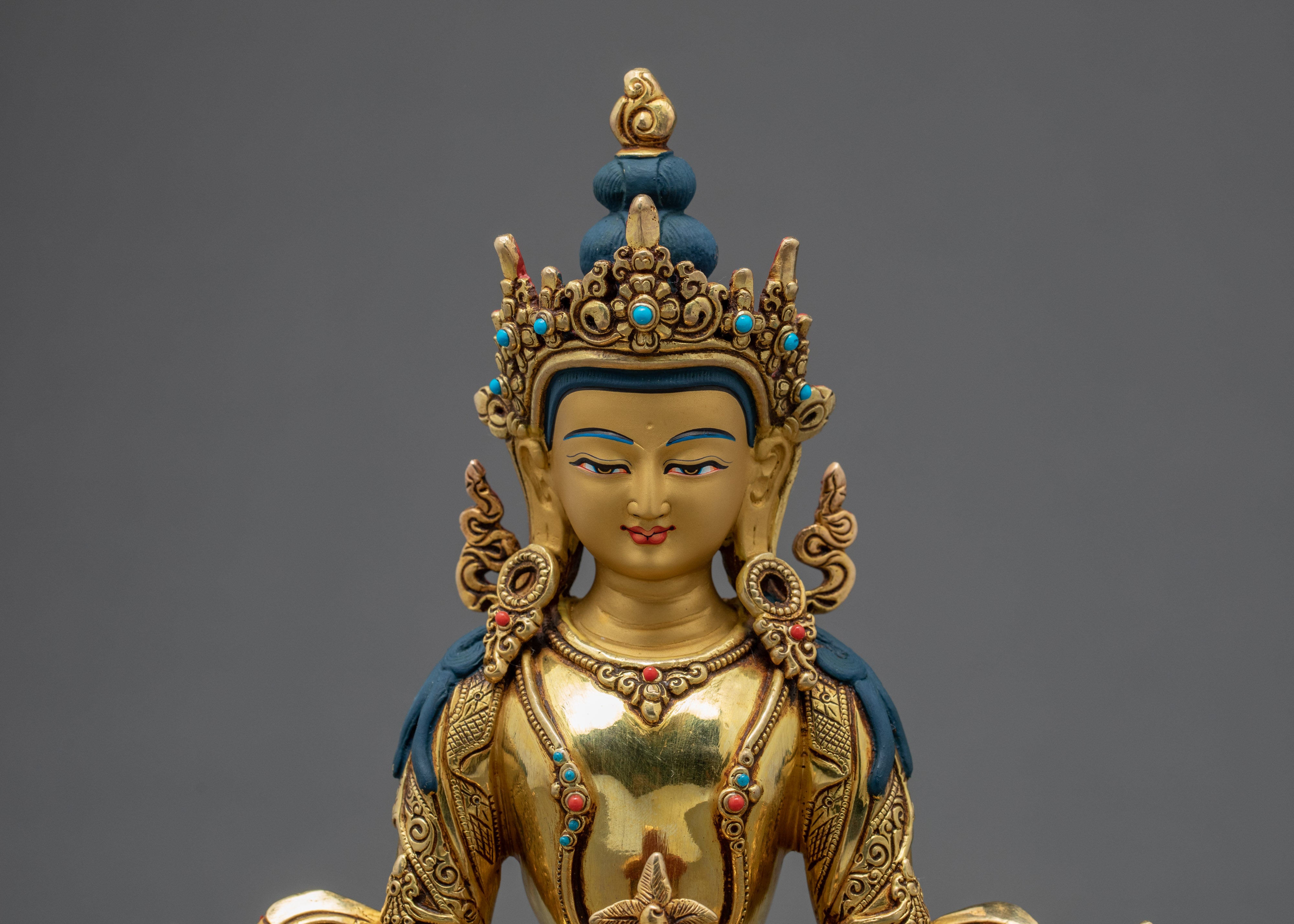 Amitayus Buddha Statue | Tibetan Bodhisattva Sculpture