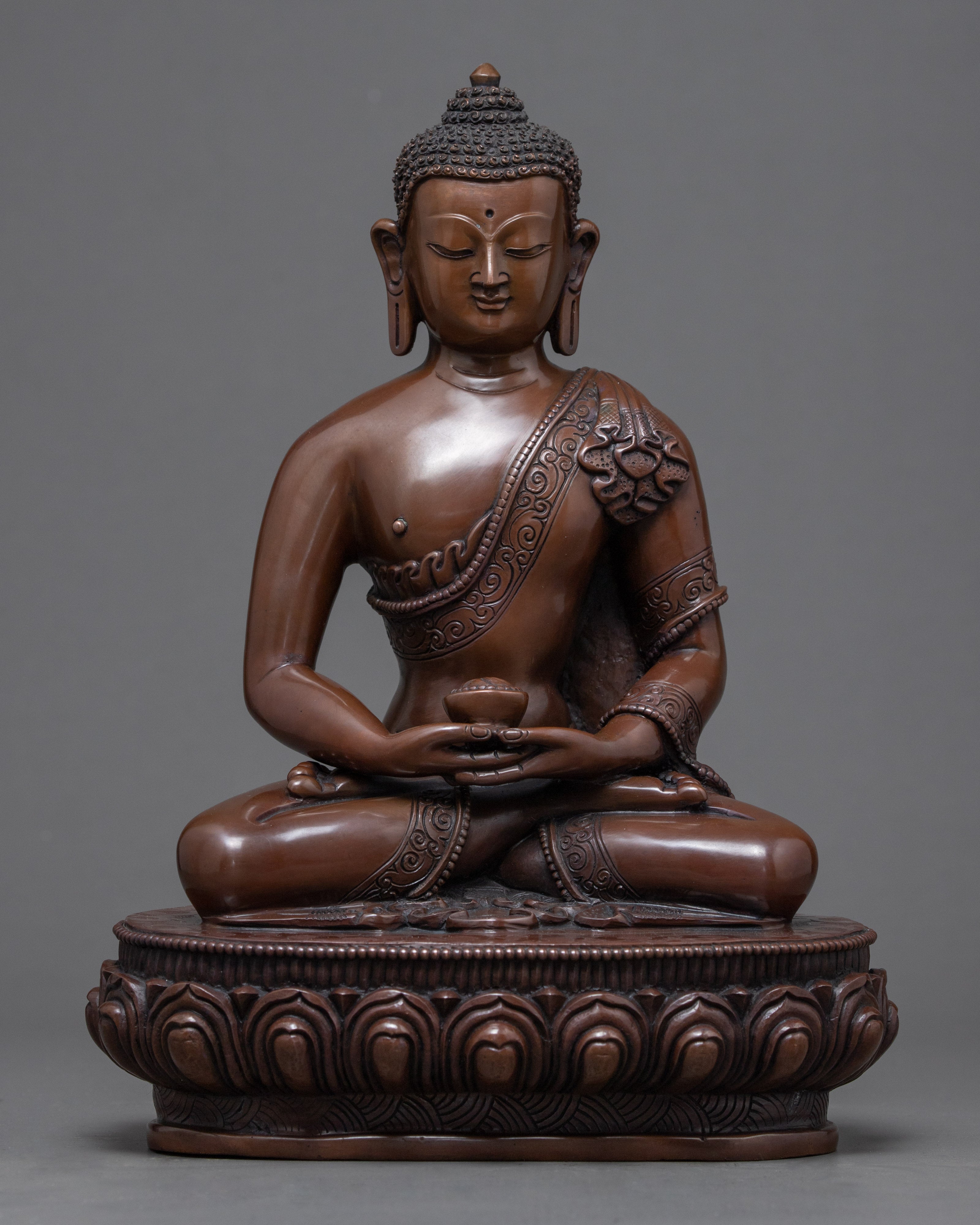 Amitabha Buddha Copper Statue