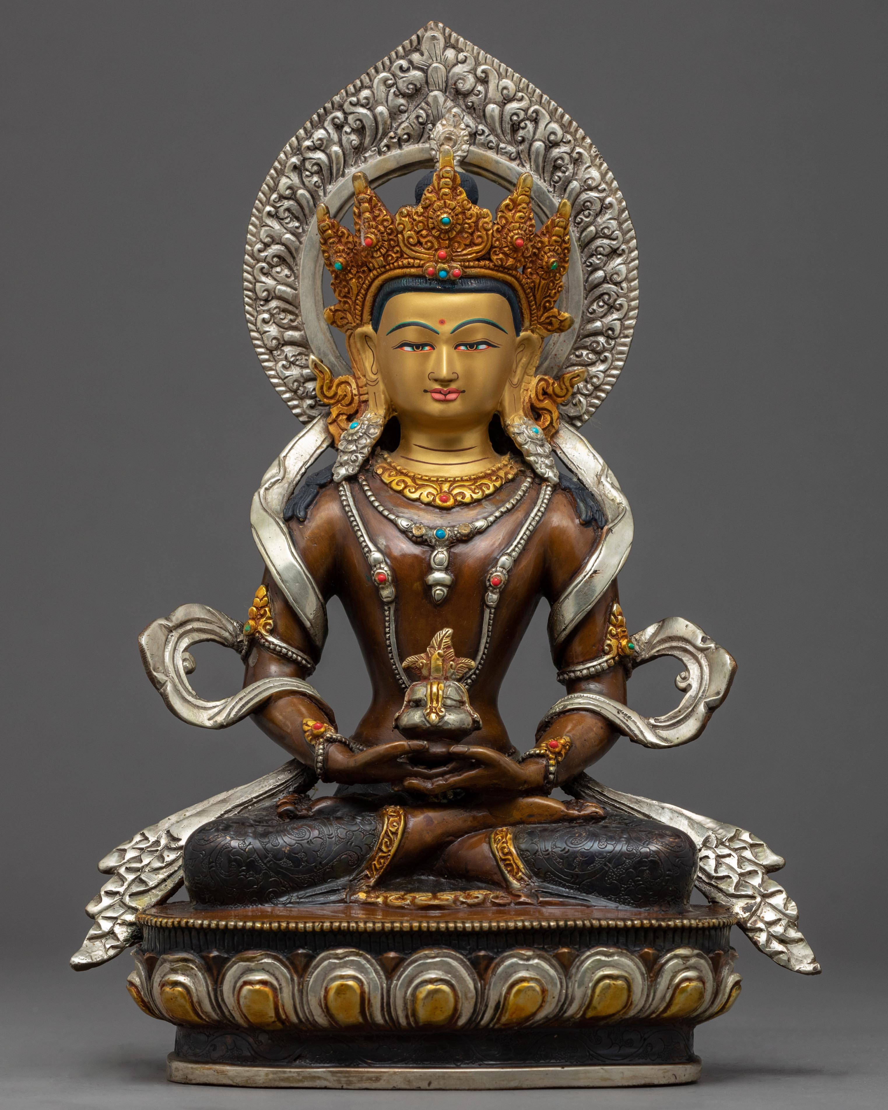 Amitayus Buddha Gold Statue