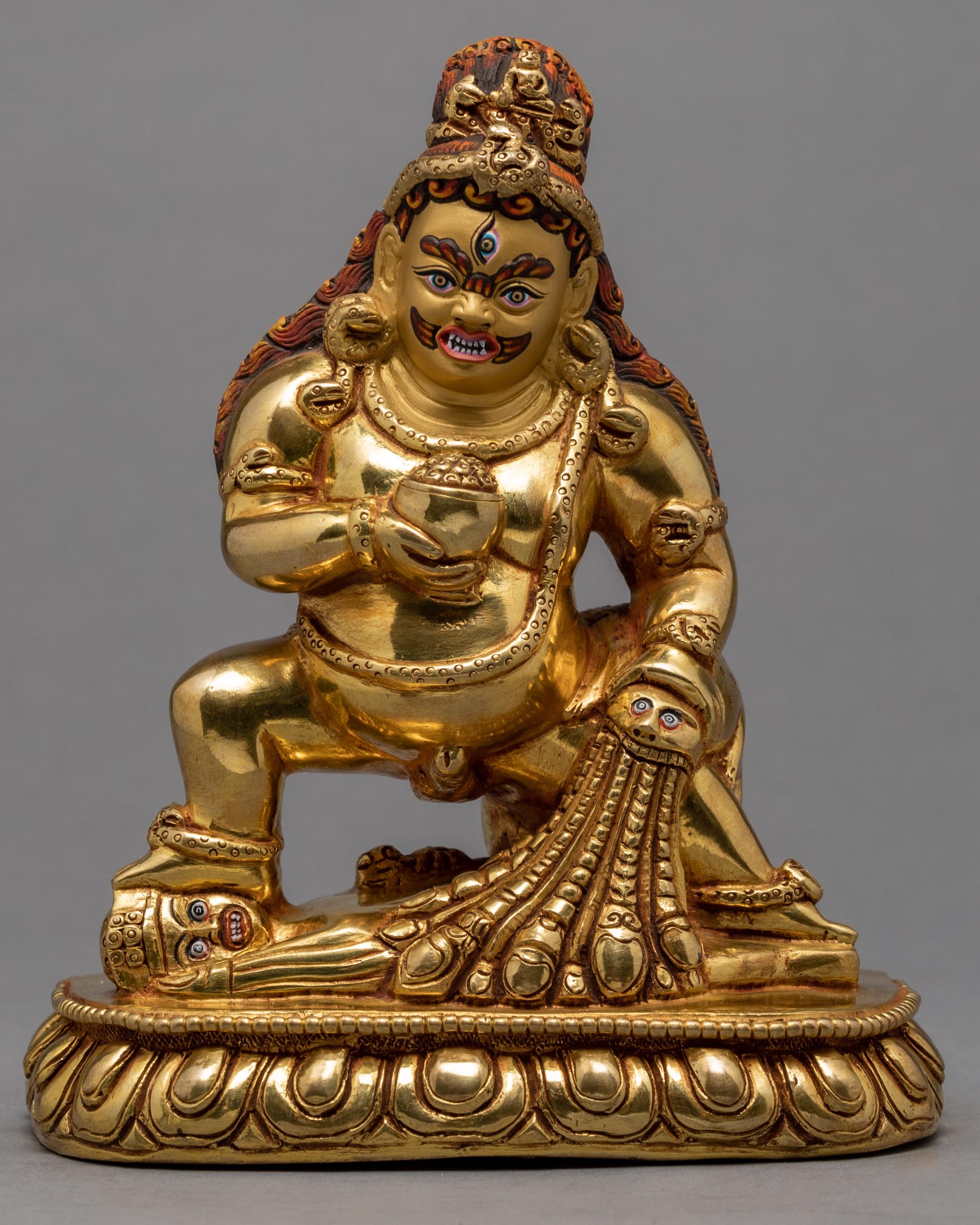 Black Dzambala Statue