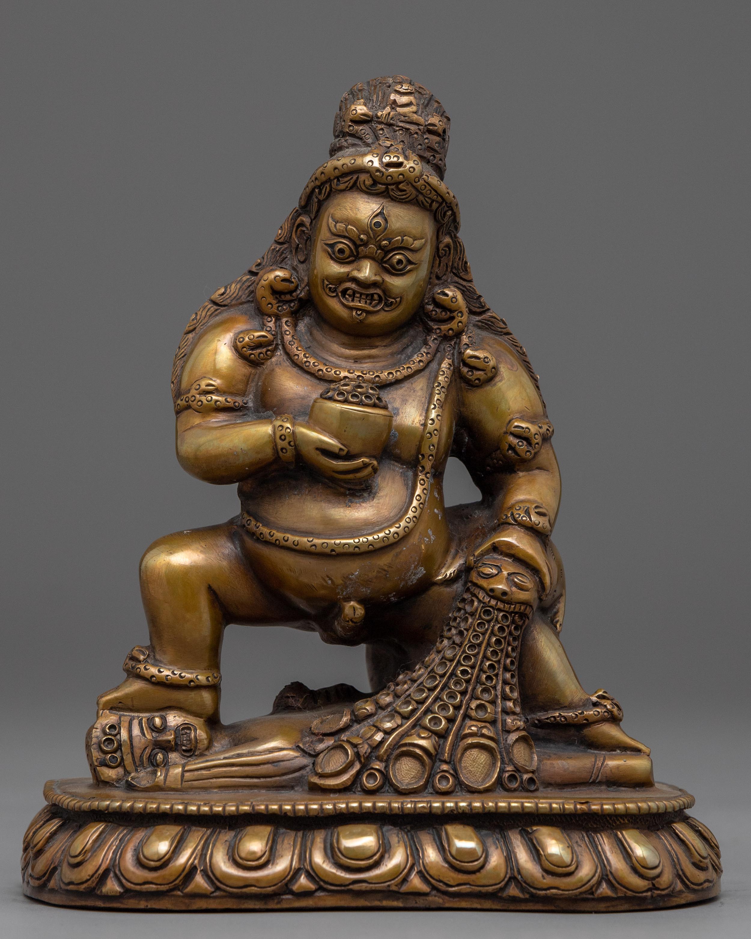 Black Jambhala Practice Statue
