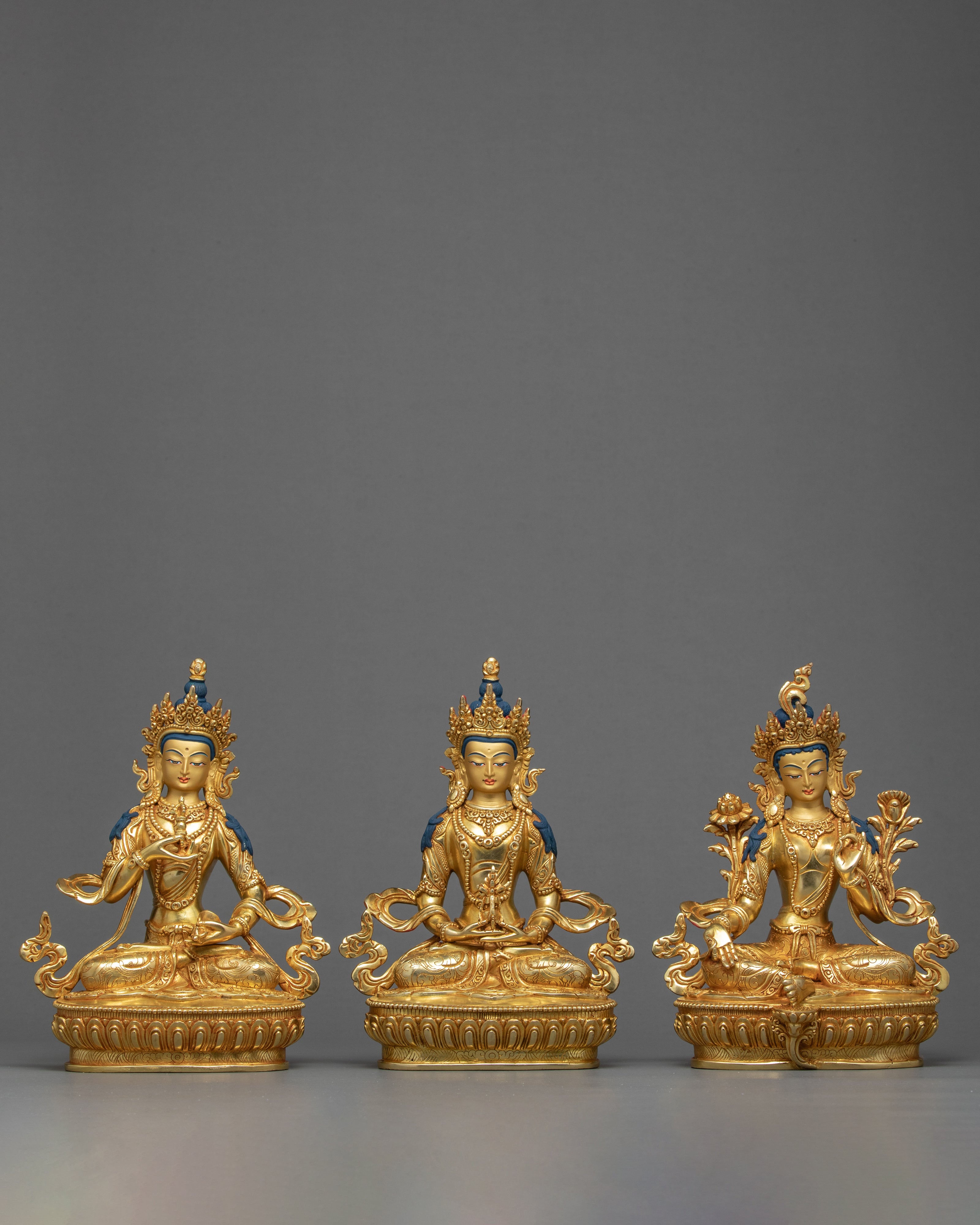 Bodhisattva Set Sculpture | Traditional Buddhist Deities Statues