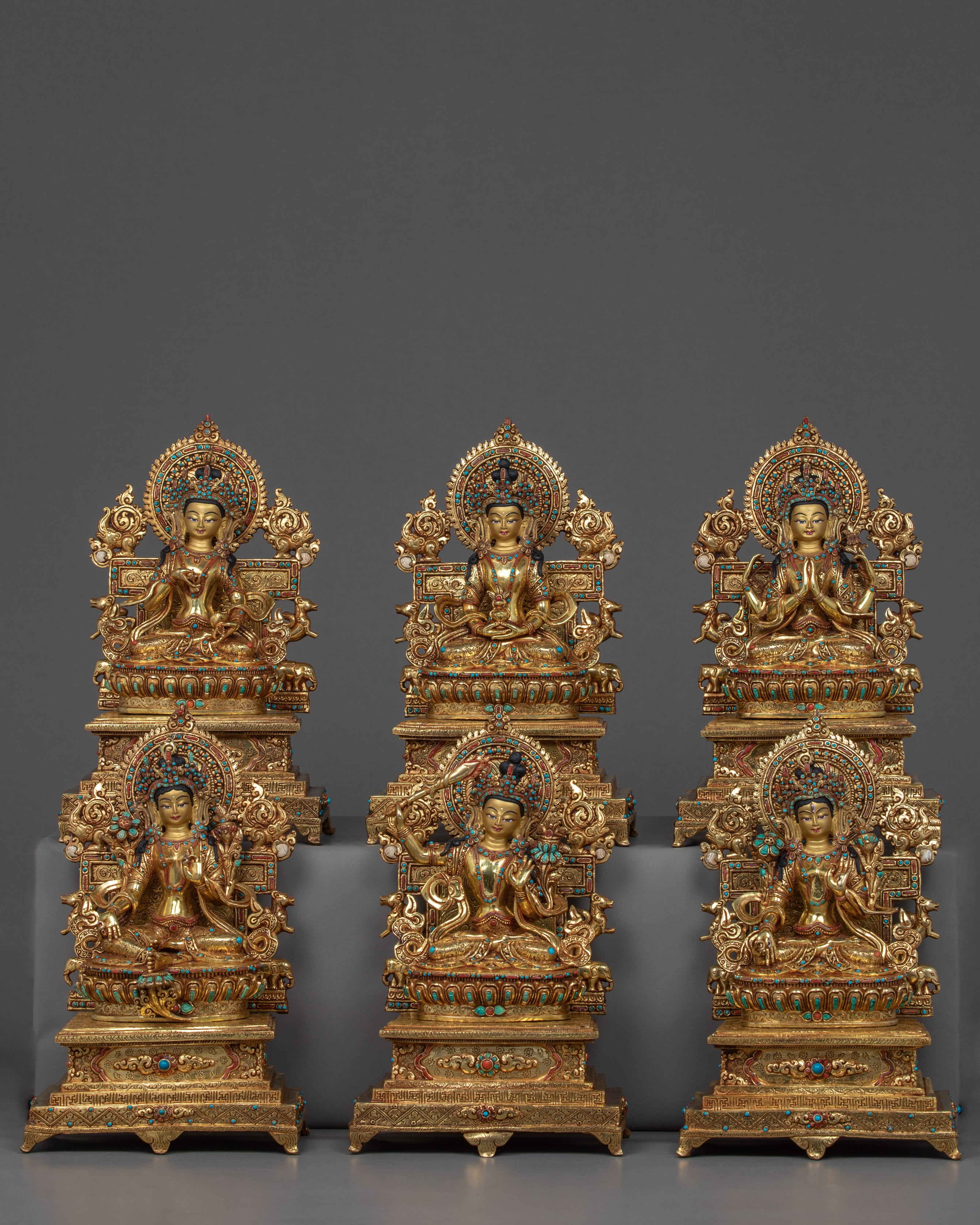 Bodhissattva Set Statues