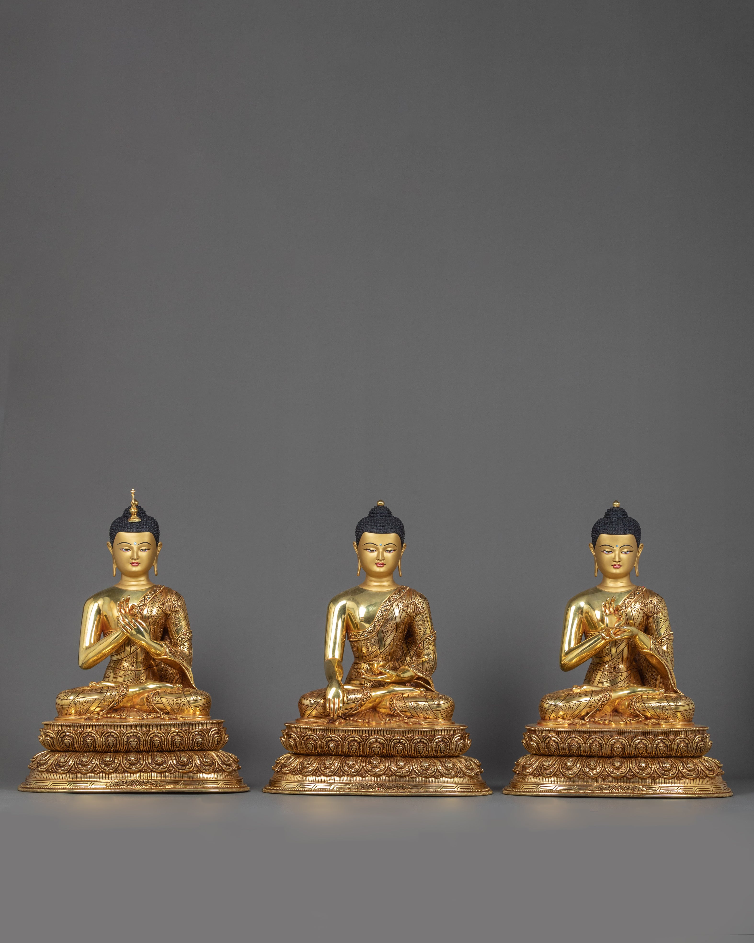 Three Buddhas Statue