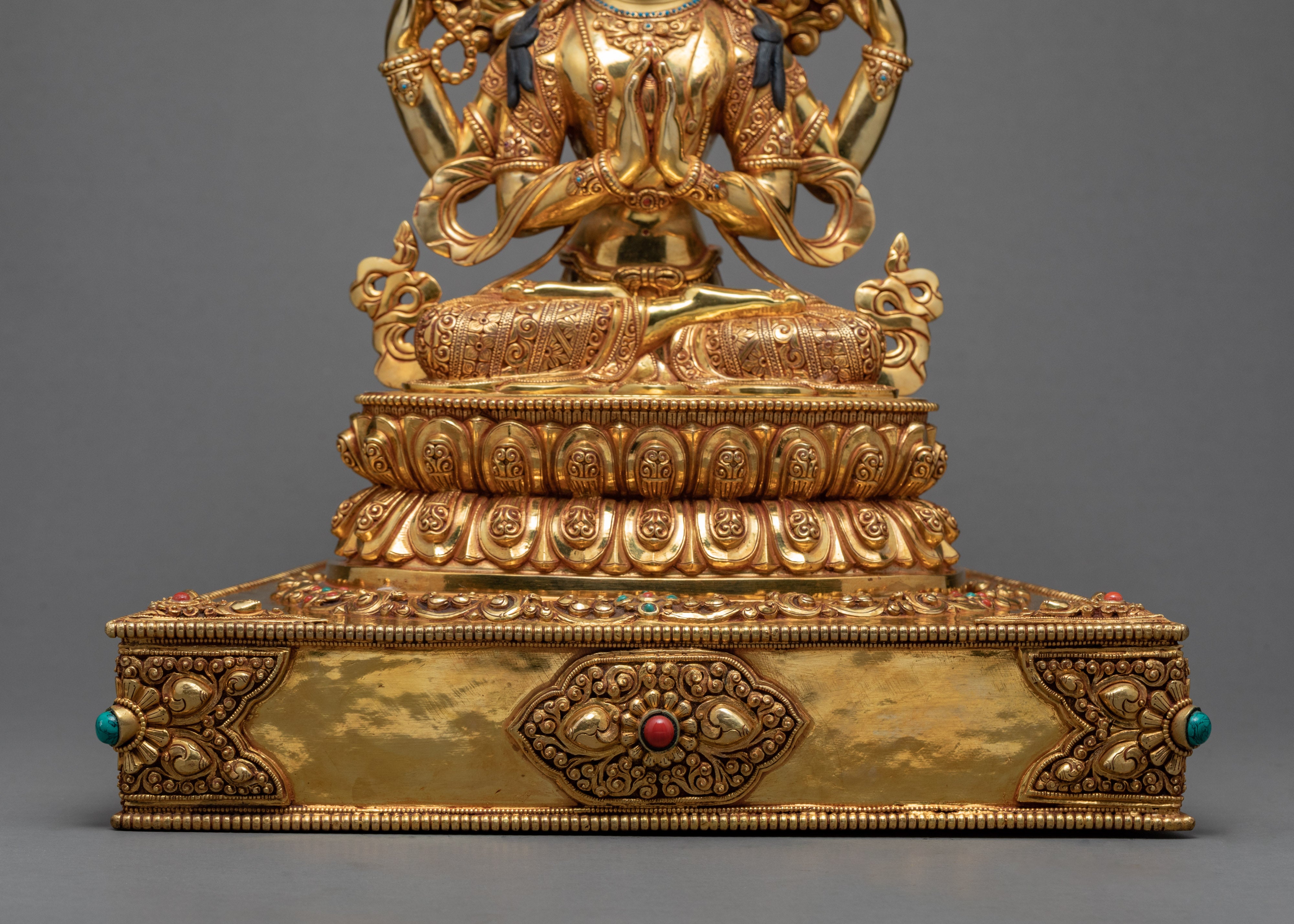 4 Armed Chenrezig Statue | Himalayan Buddhist Art