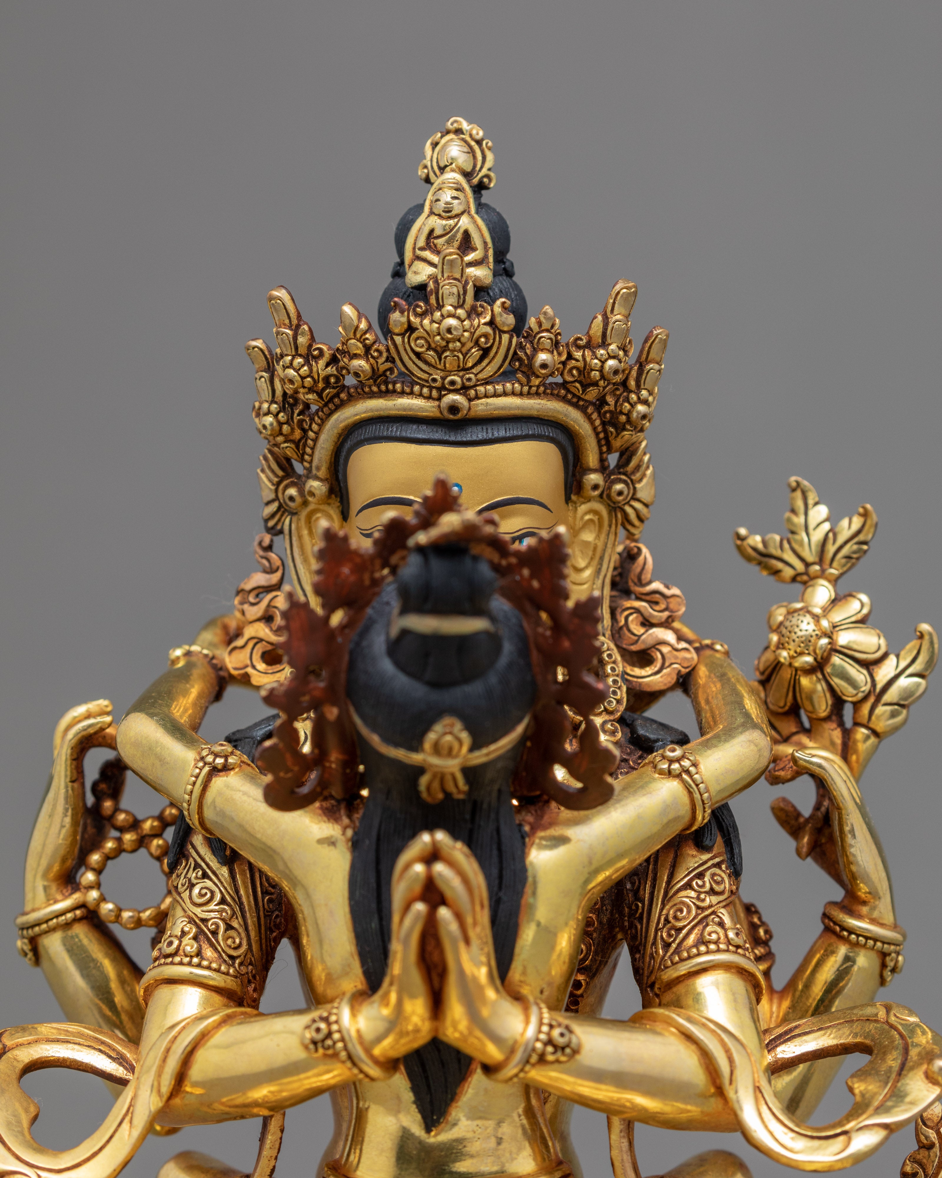 Chenrezig With Consort | Traditional Bodhisattva Statue