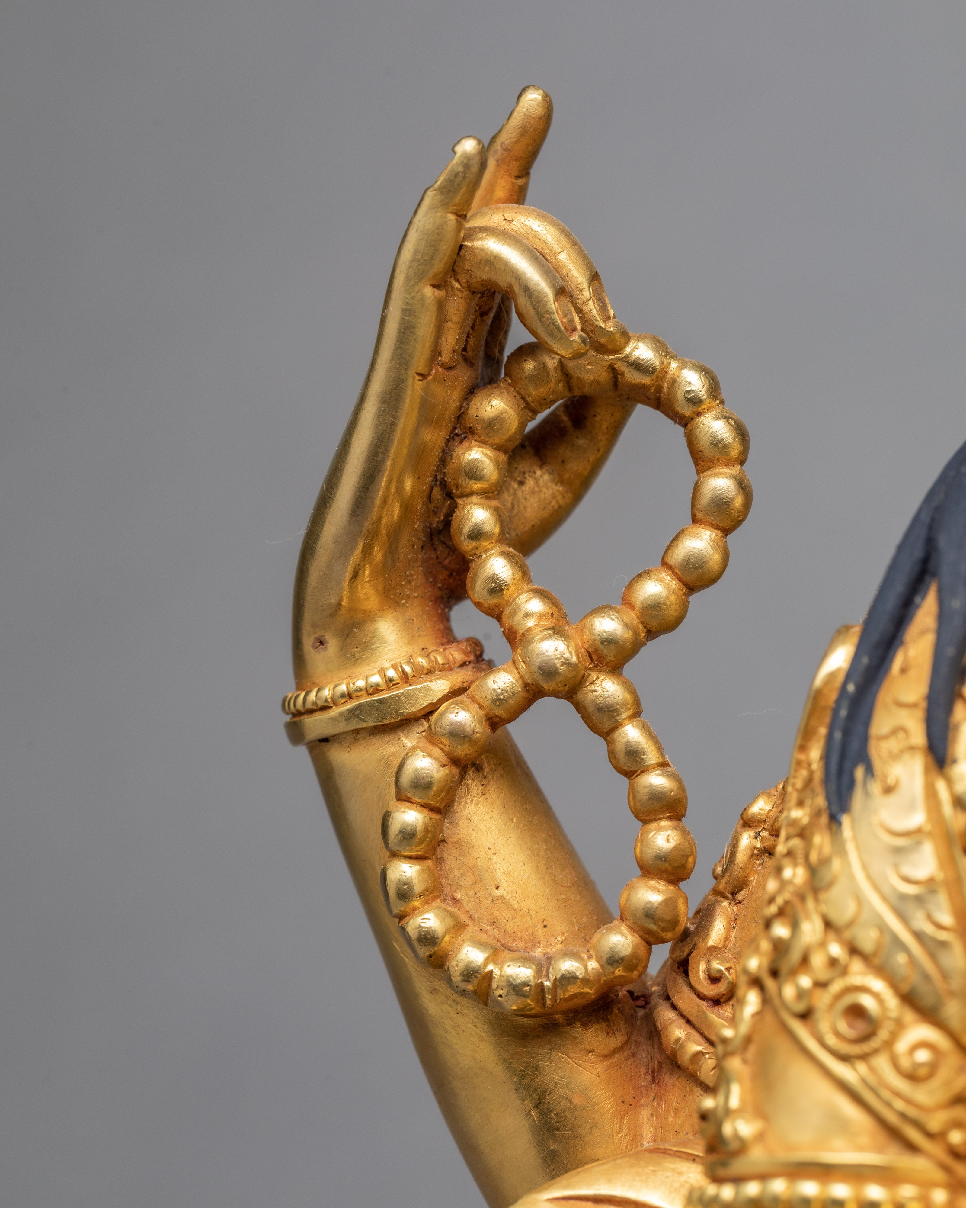 Chenrezig Statue | Avalokiteshvara Statue | Traditionally Gold Gilded Statue