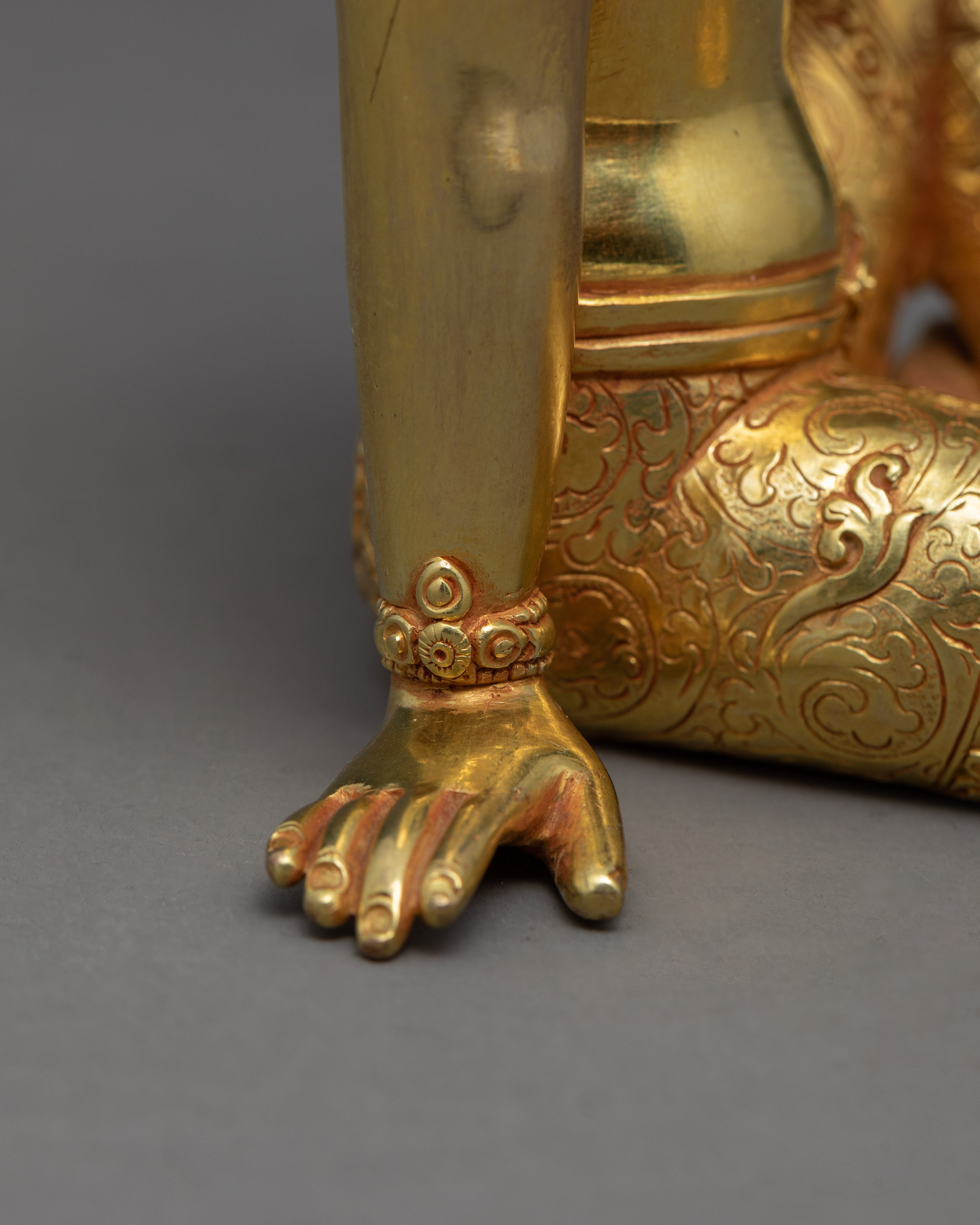 Parvati Devi Gold Gilded Statue | Traditionally Hand Carved Art