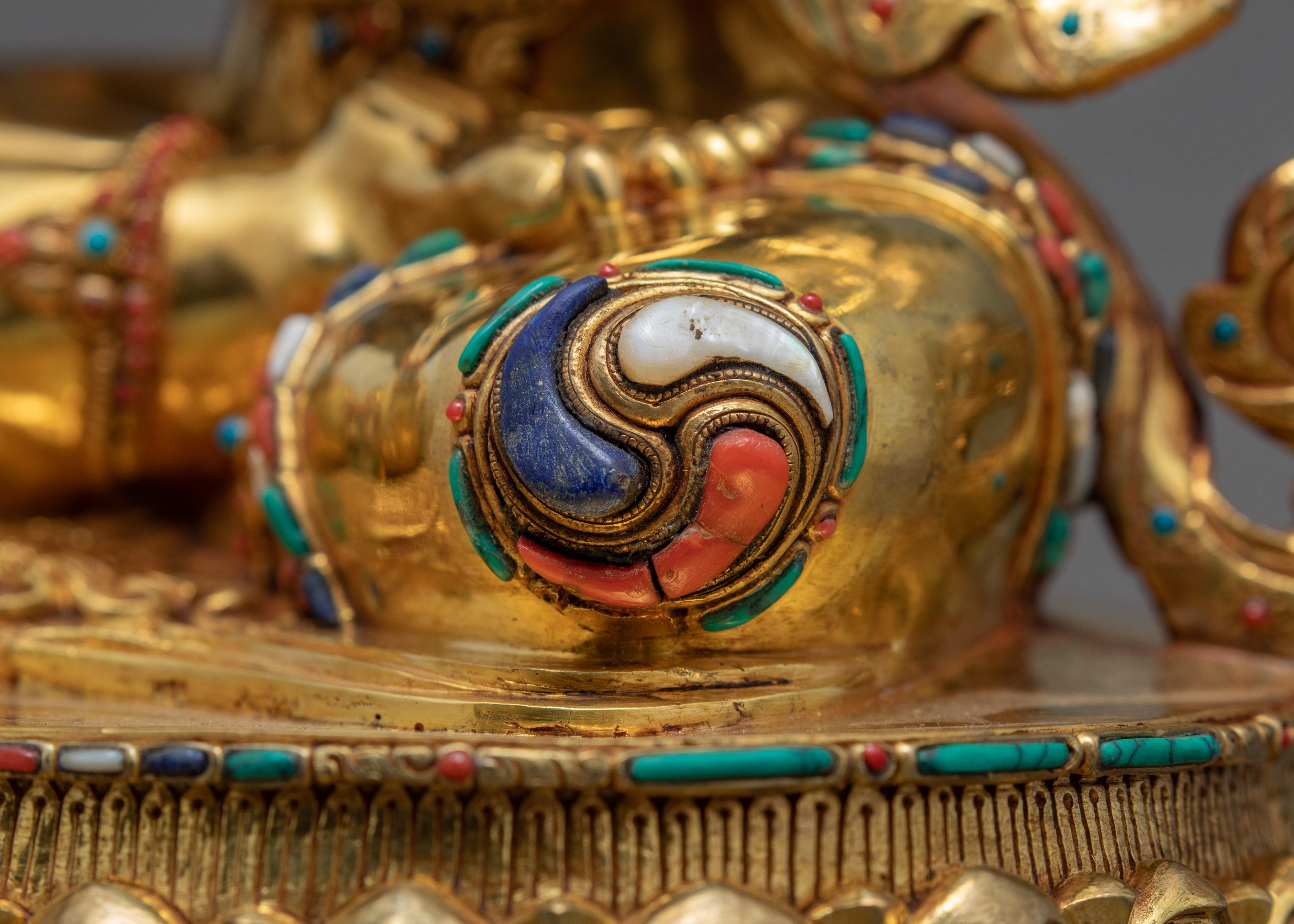 4 Armed Chenrezig Statue | Bodhisattva Art | Compassion Deity