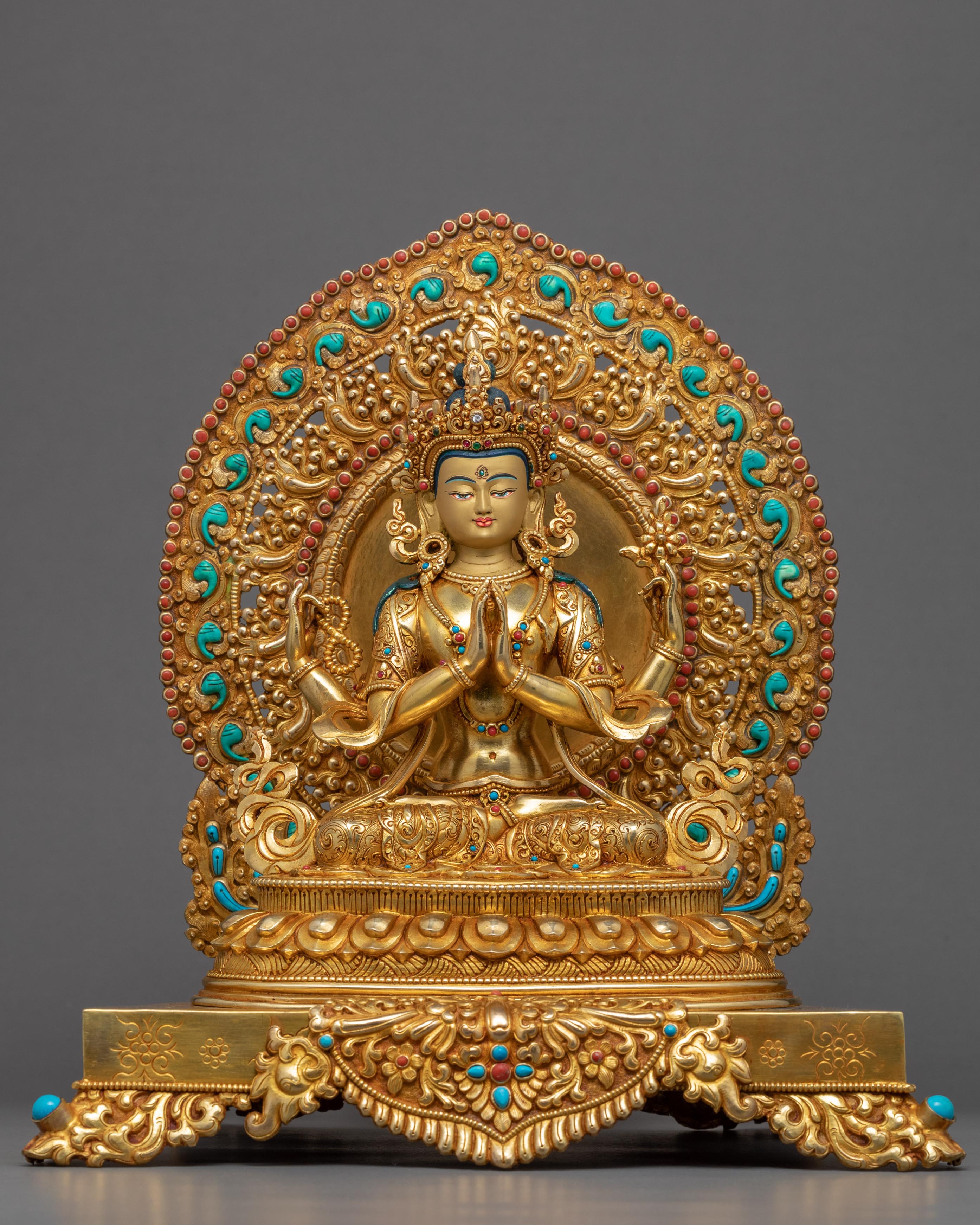 Chenrezig Throne Statue