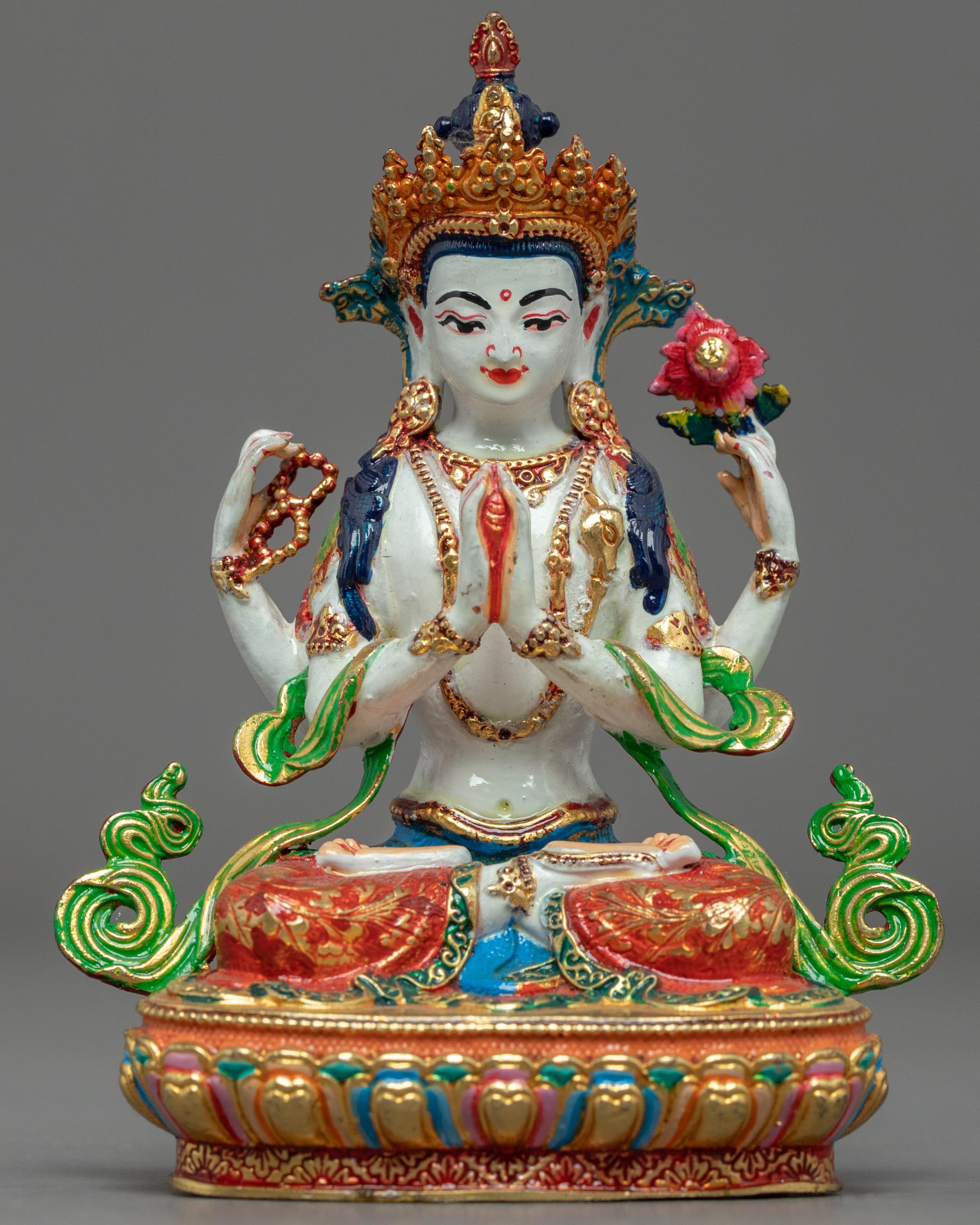 Mini Statue of Chenrezig