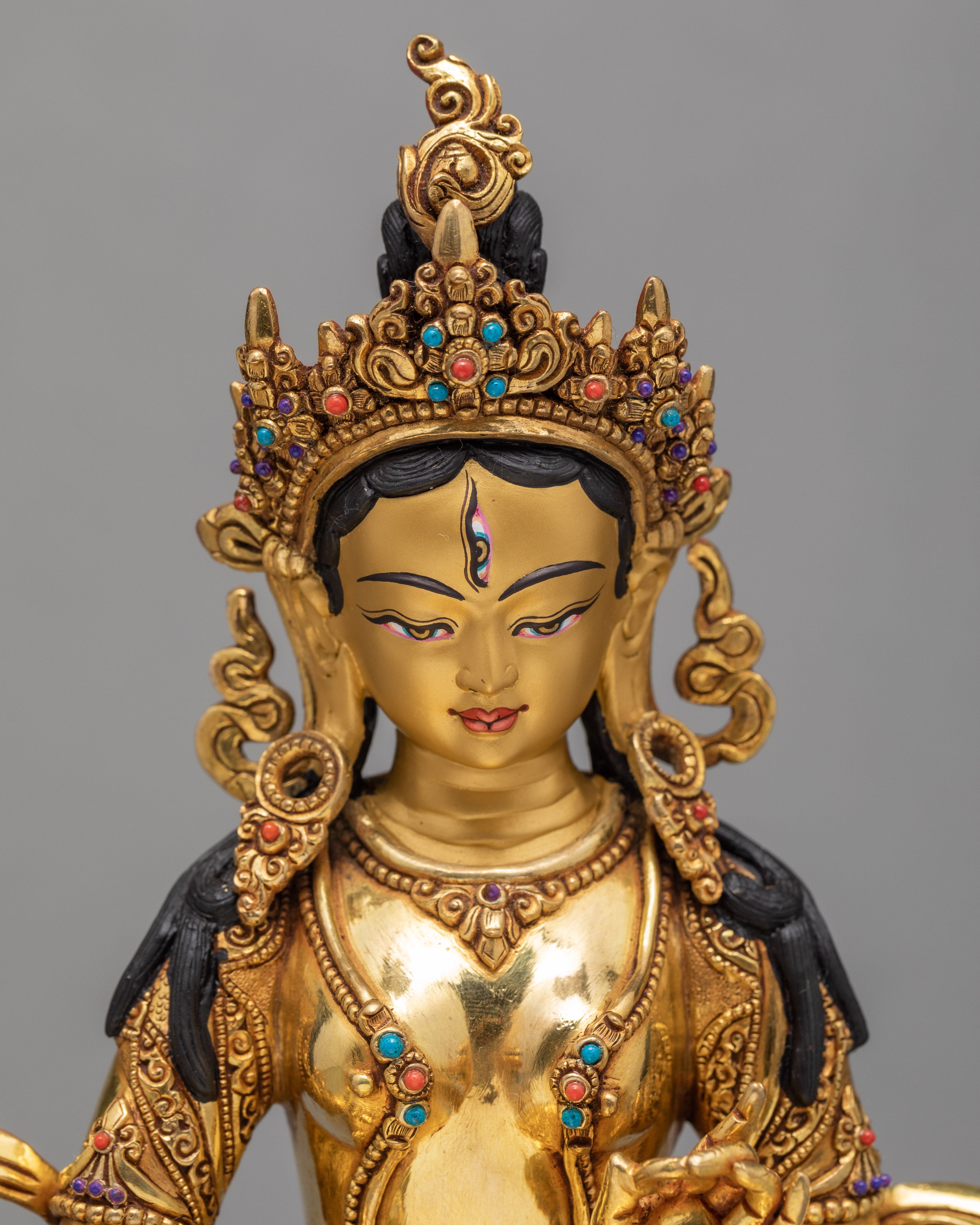 Sitatapatra Statue | The Protector Dakini Dukar Statue | Tibetan Buddhist Deity