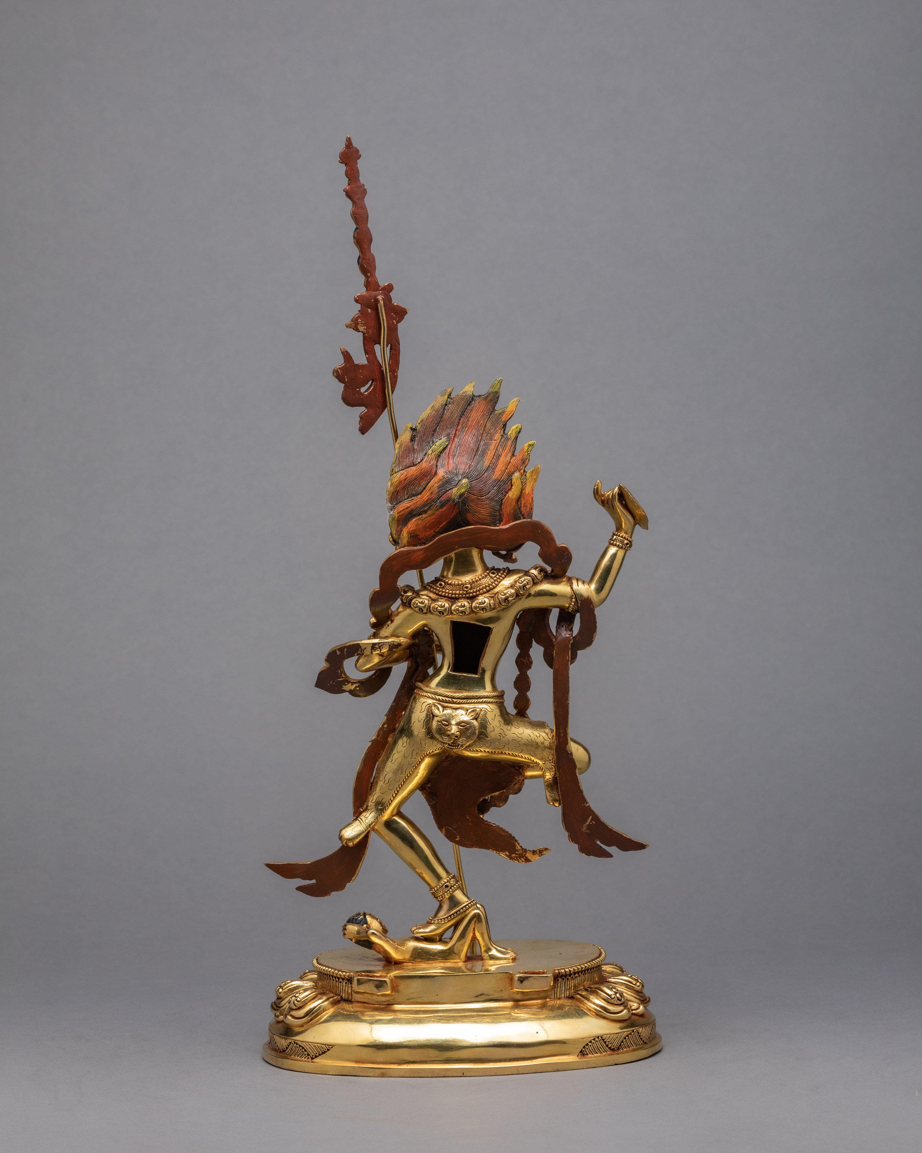 Dorje Phagmo Statue | Plated With Gold Statue | Tibetan Art