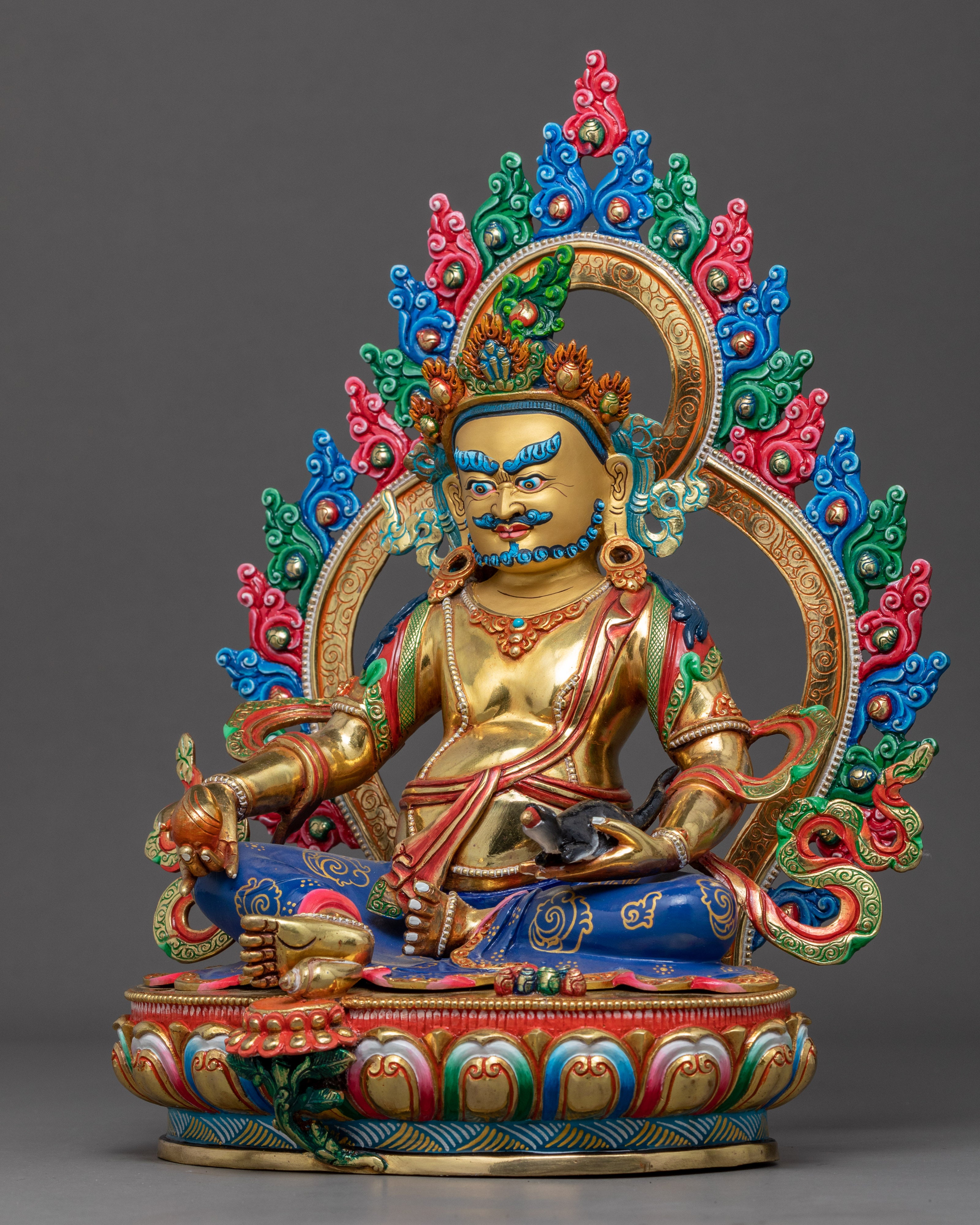 Jambhala Statue | Traditionally Crafted Buddhist Art