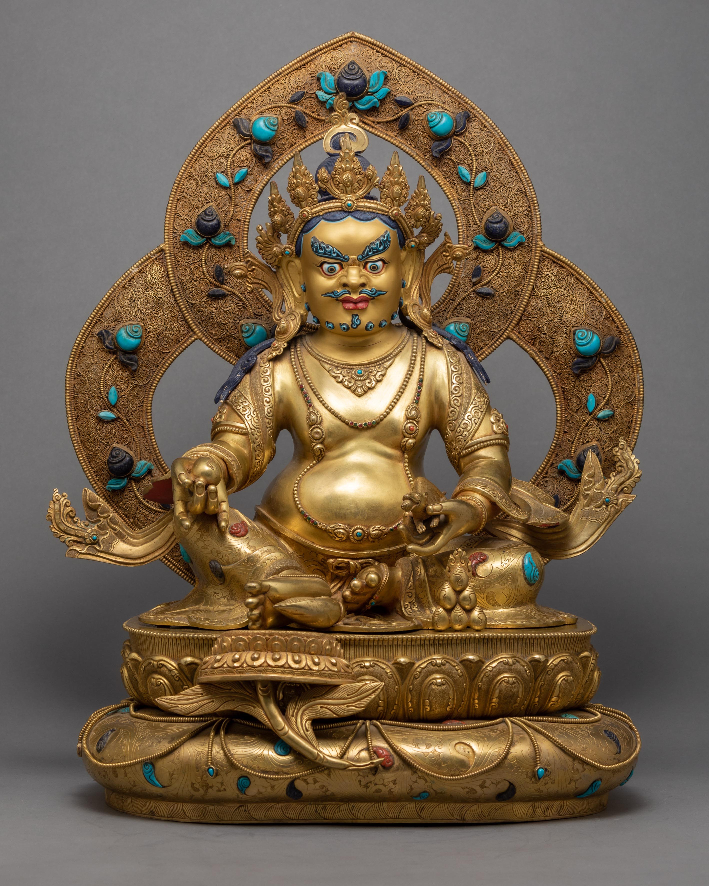 dzambala gold statue