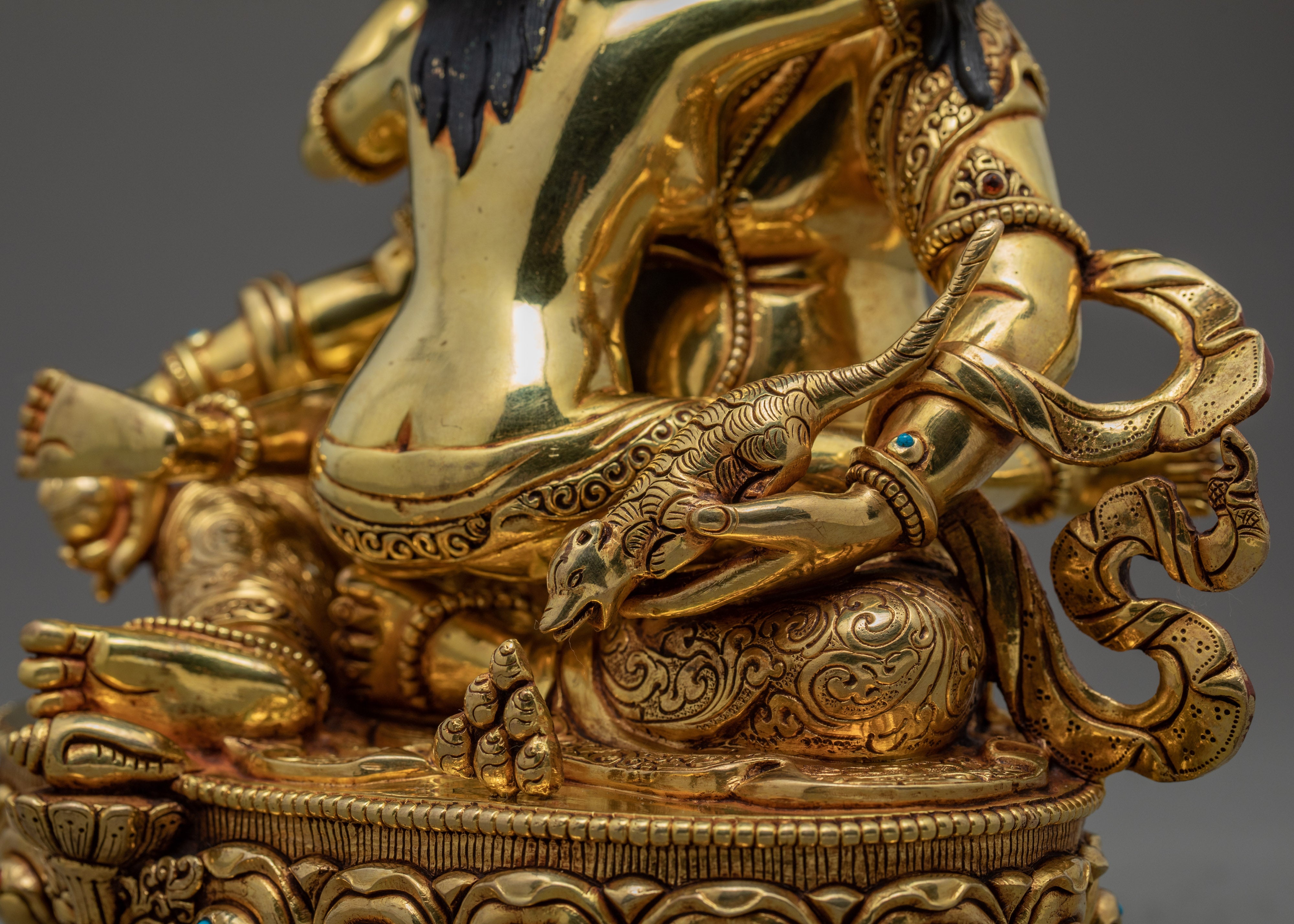 Dzambhala Jambhala Statue | Wealth Deity With Consort