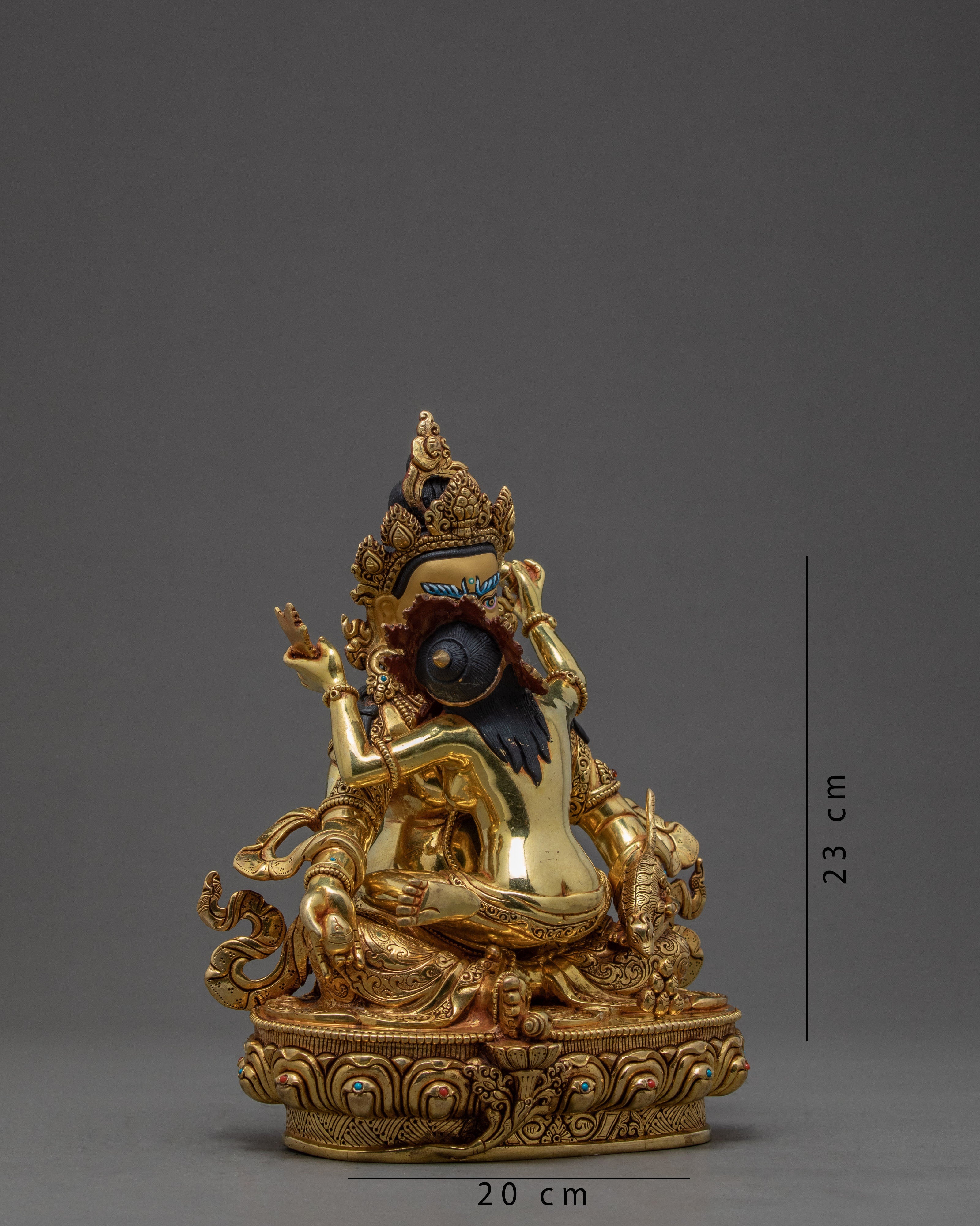 Dzambhala Jambhala Statue | Wealth Deity With Consort