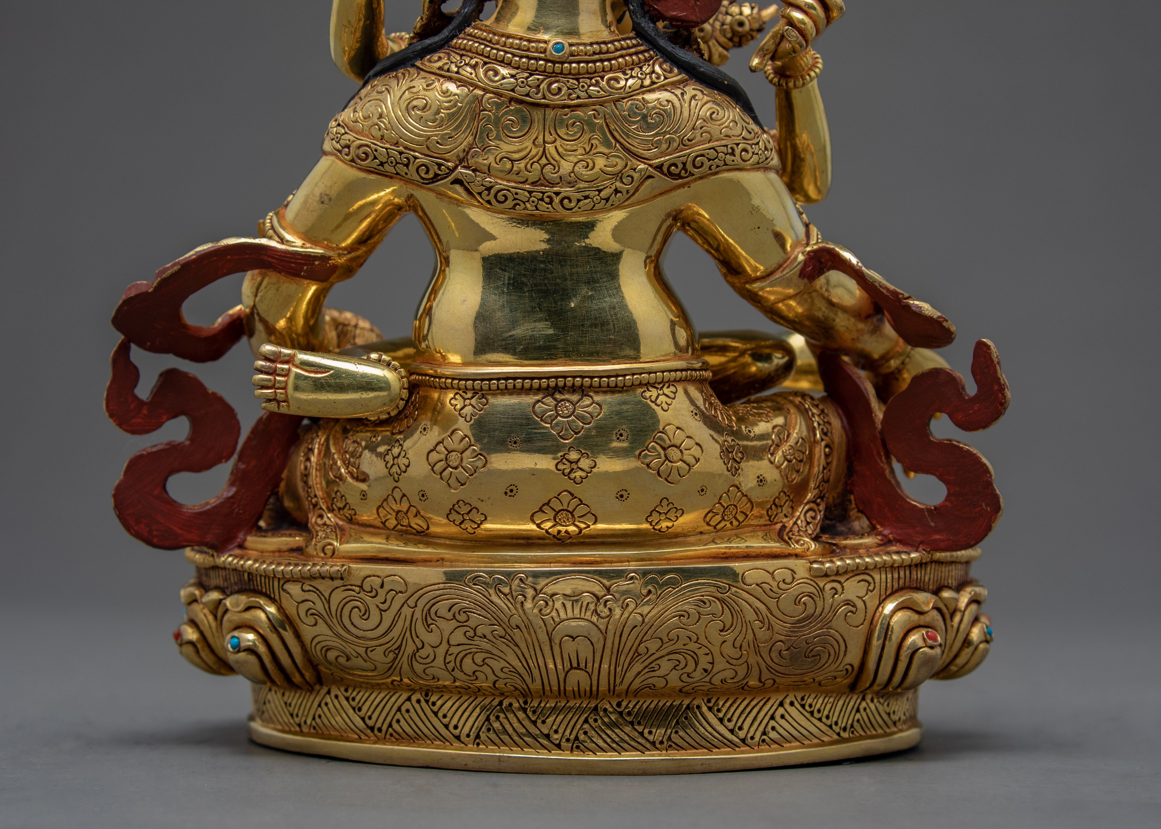 Dzambhala Jambhala Statue | Wealth Deity With Consort