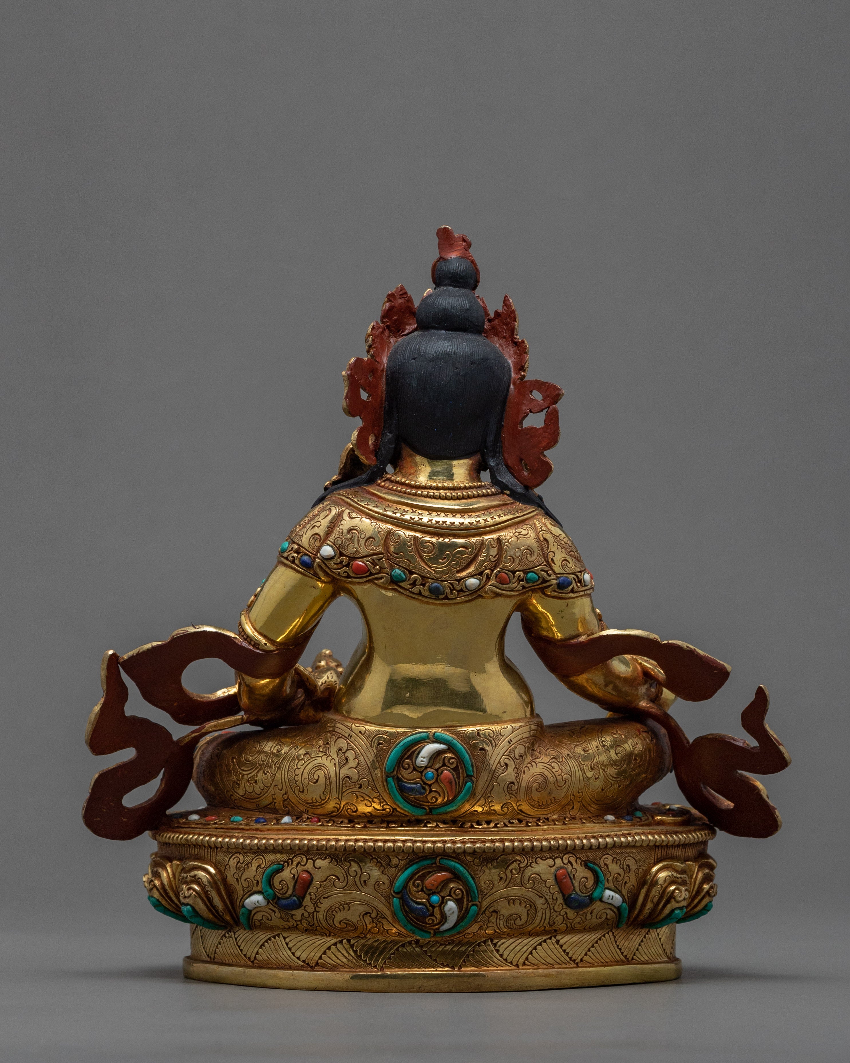 Wealth Deity Dzambhala | 24K Gold Statue | Kubera