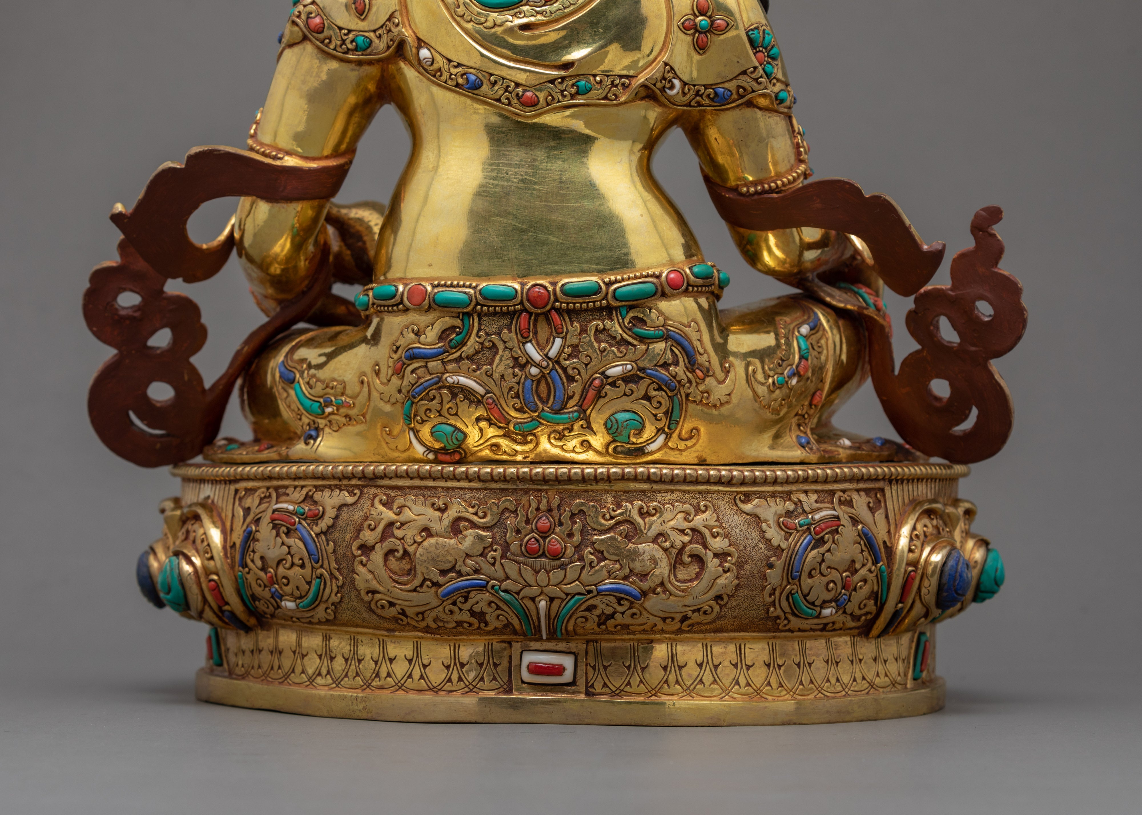 Dzambhala Buddhist Statue | Hand Carved Sculpture in Nepal