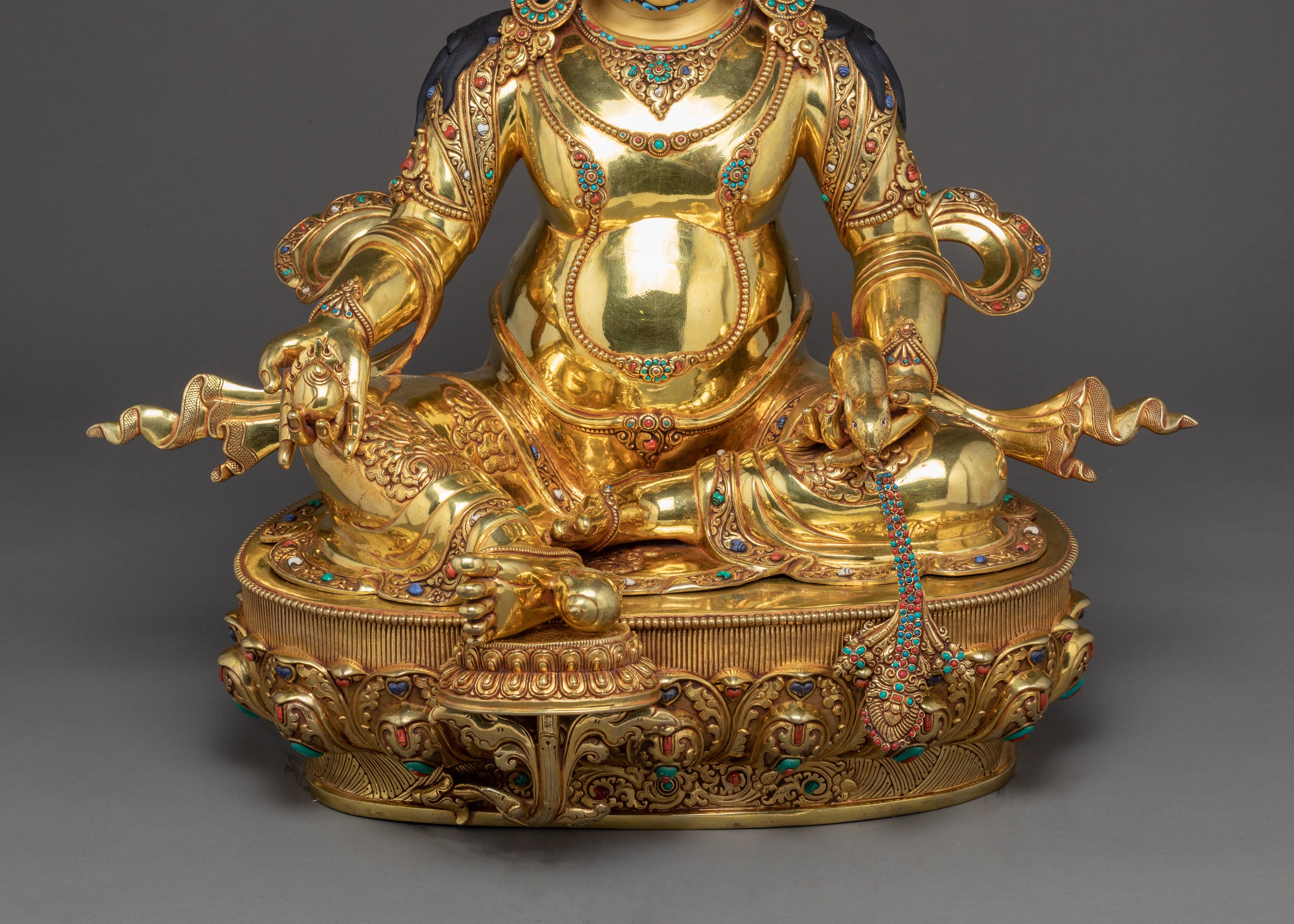 Large Dzambhala Statue | Buddhist Wealth Deity