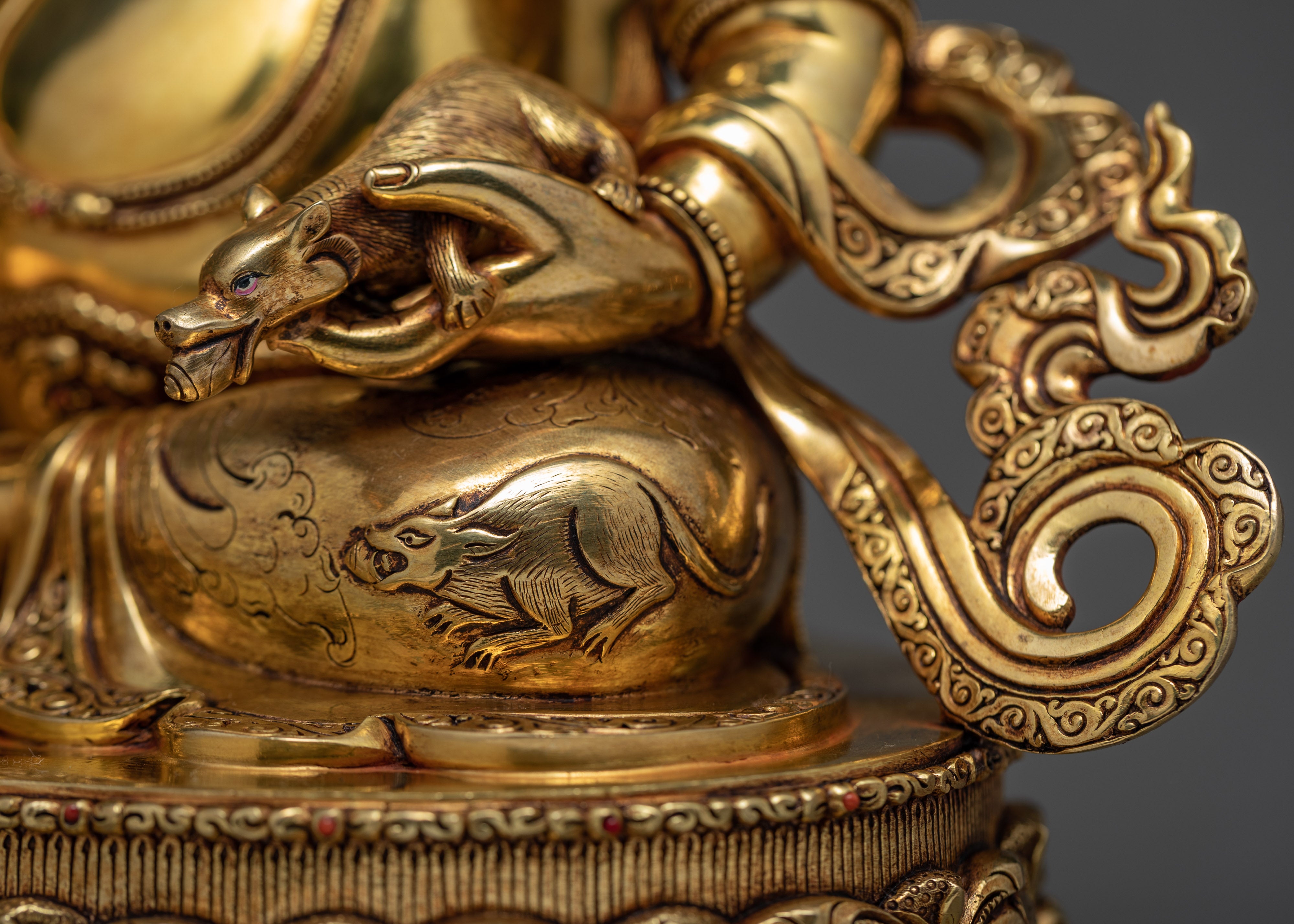 Indoor Dzambhala Sculpture | Buddhist Wealth Deity