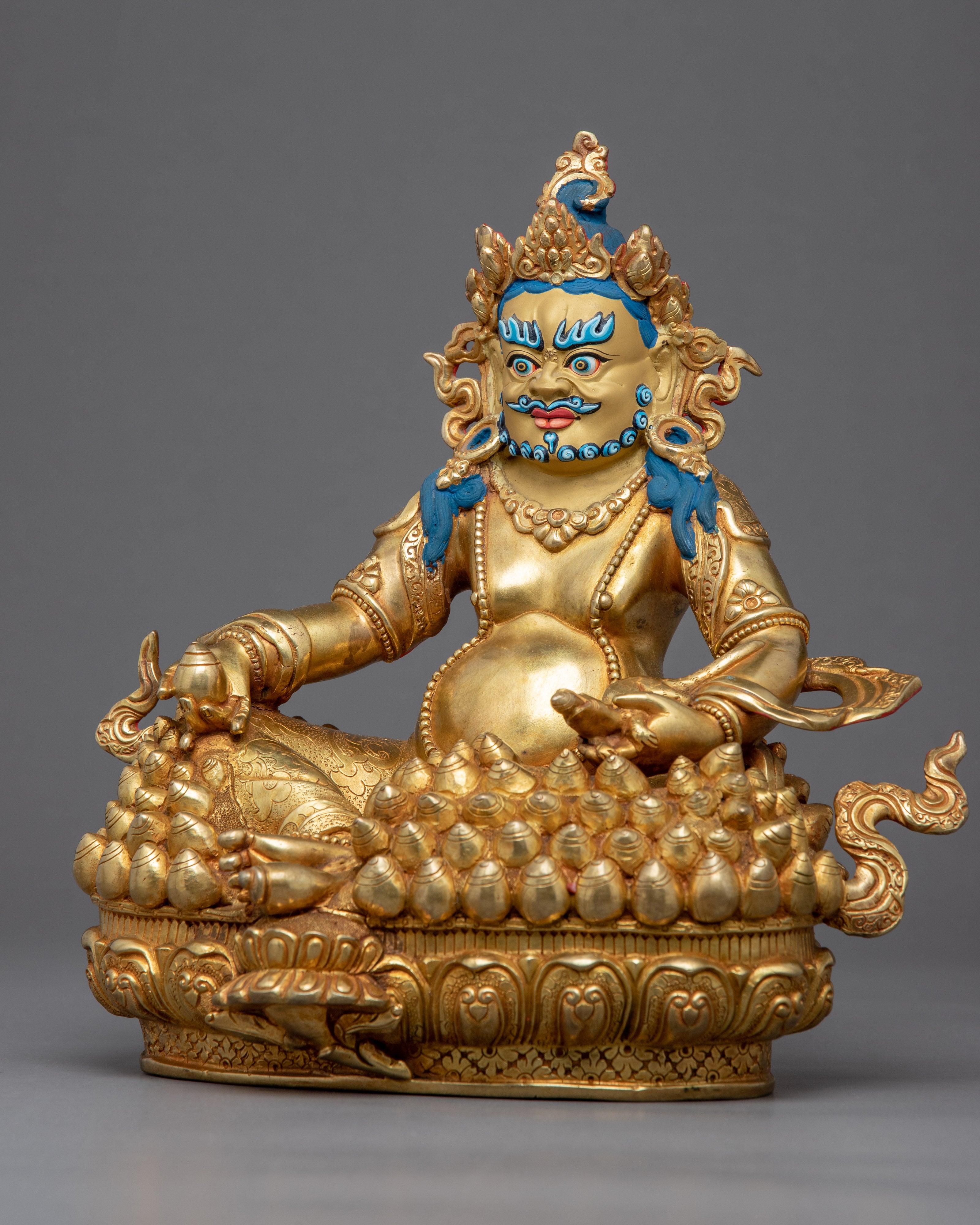 Wealth Deity Dzambhala Sculpture | Traditional Himalayan Art