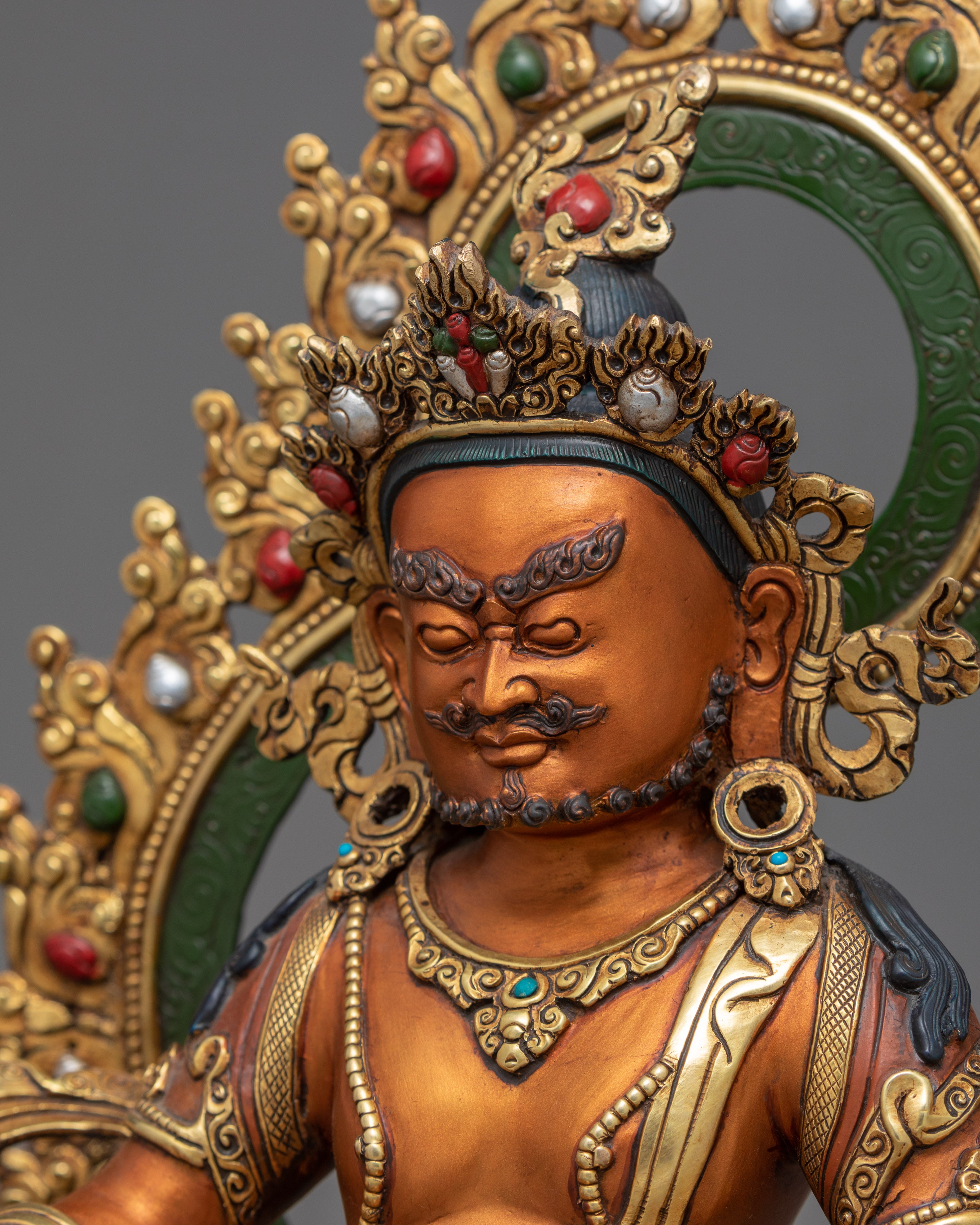 Jambhala or Dzambhala Statue | Buddhist Wealth Deity