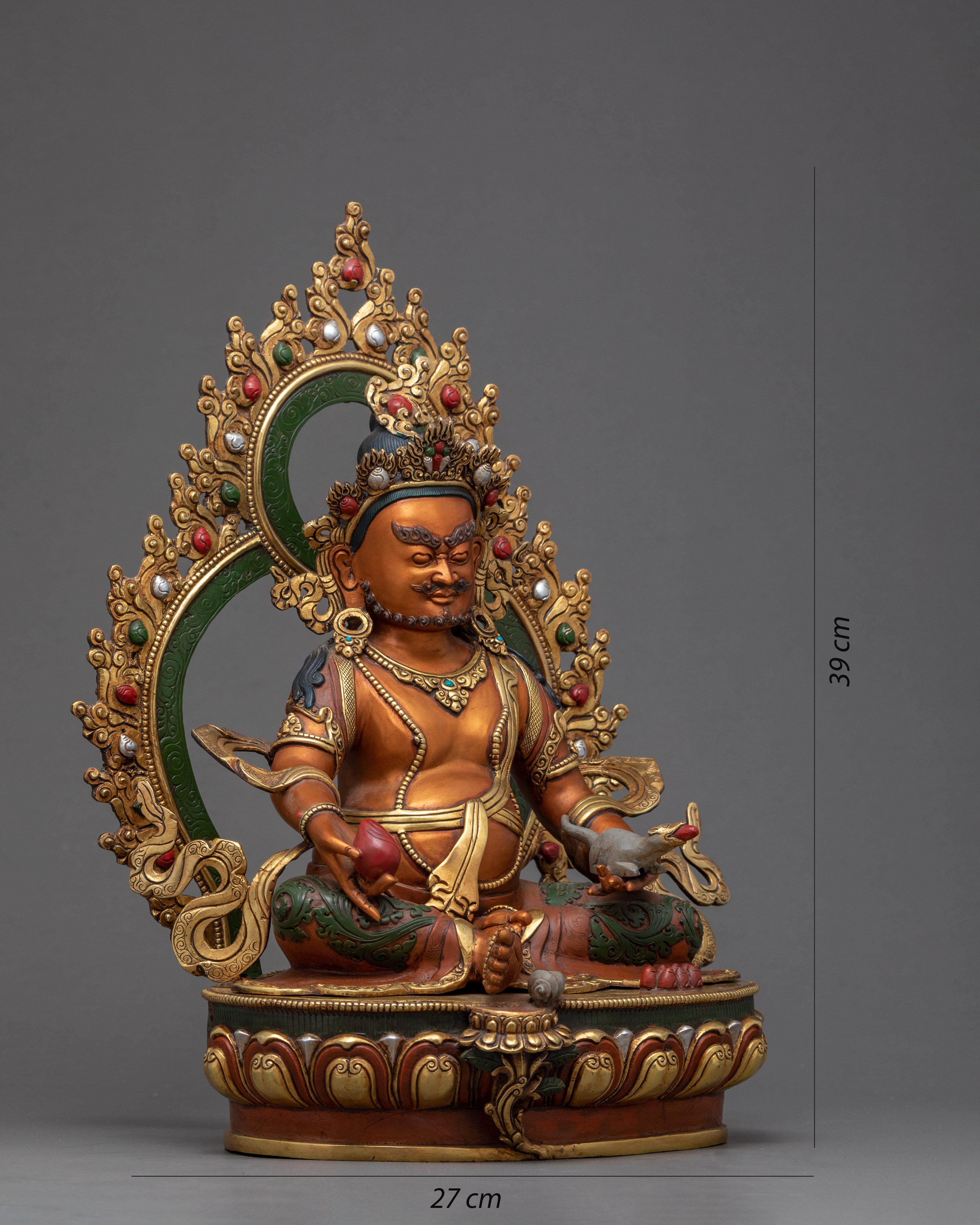 Jambhala or Dzambhala Statue | Buddhist Wealth Deity