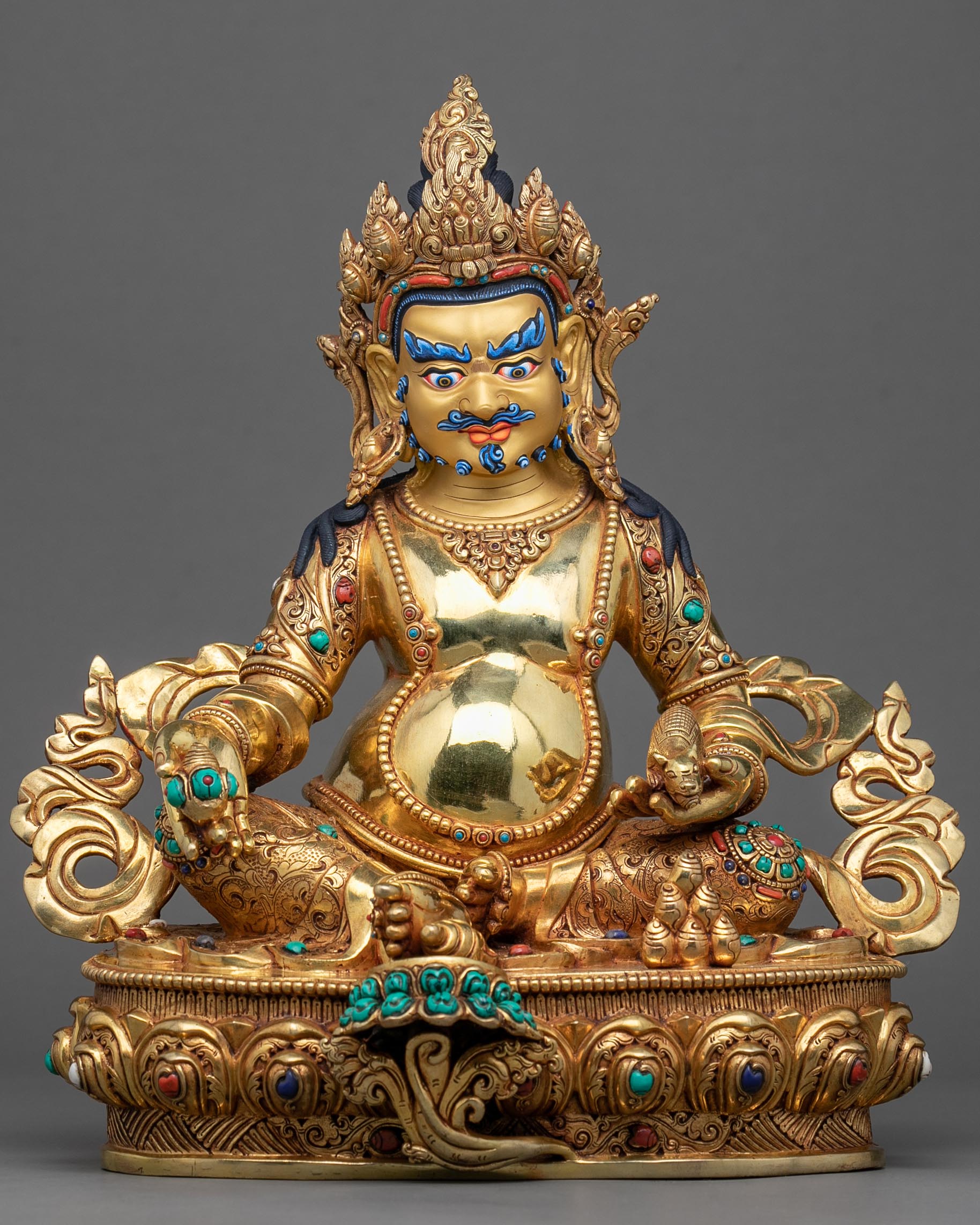 Dzambhala Copper Statue