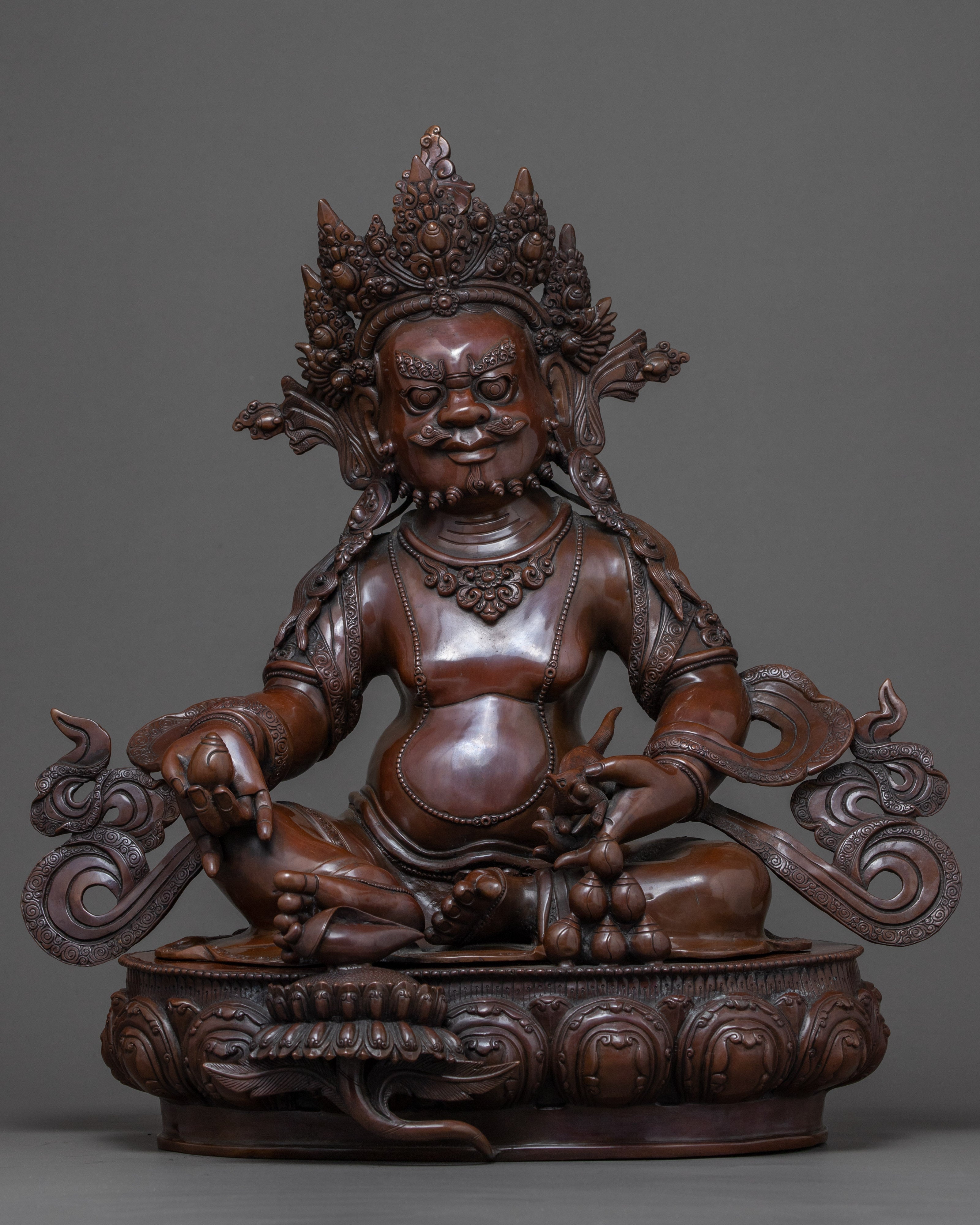 Dzambhala Copper Statue
