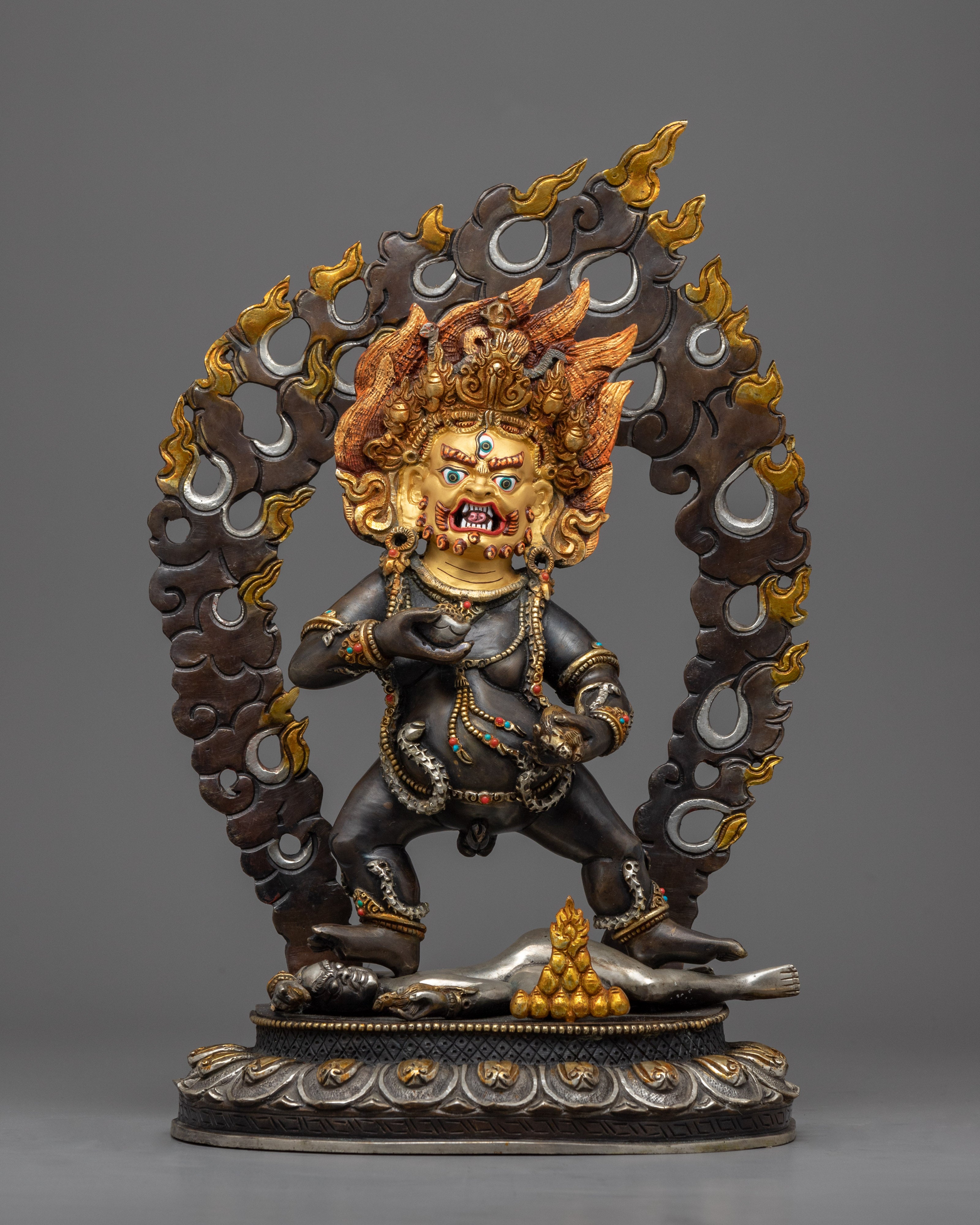 Statue Set For 5 Dzambhala Mantra Practice | Himalayan Traditional Art