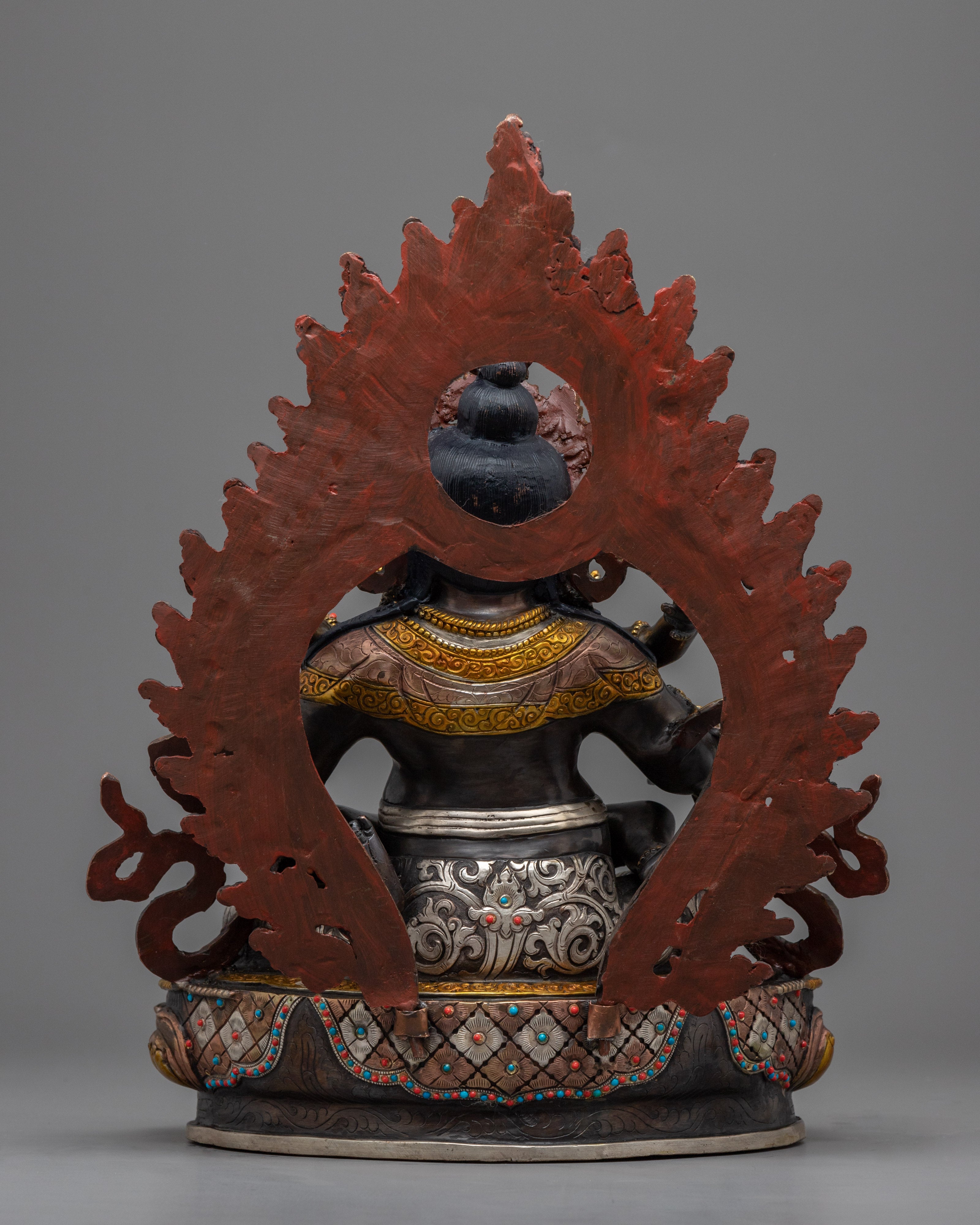 Statue Set For 5 Dzambhala Mantra Practice | Himalayan Traditional Art