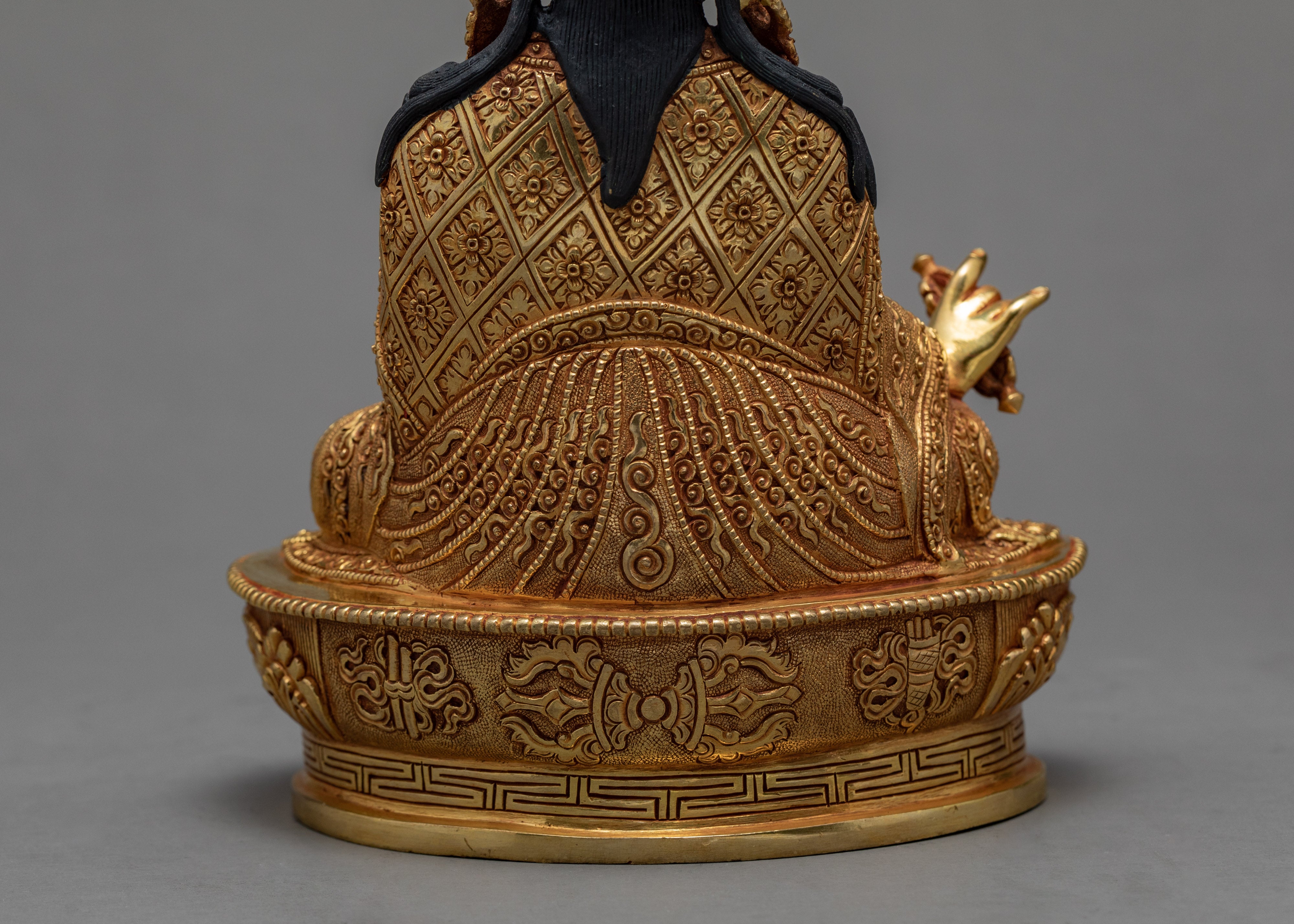 Guru Rinpoche Padmasambhava Statue | Hand-carved Buddhist Deity Artwork