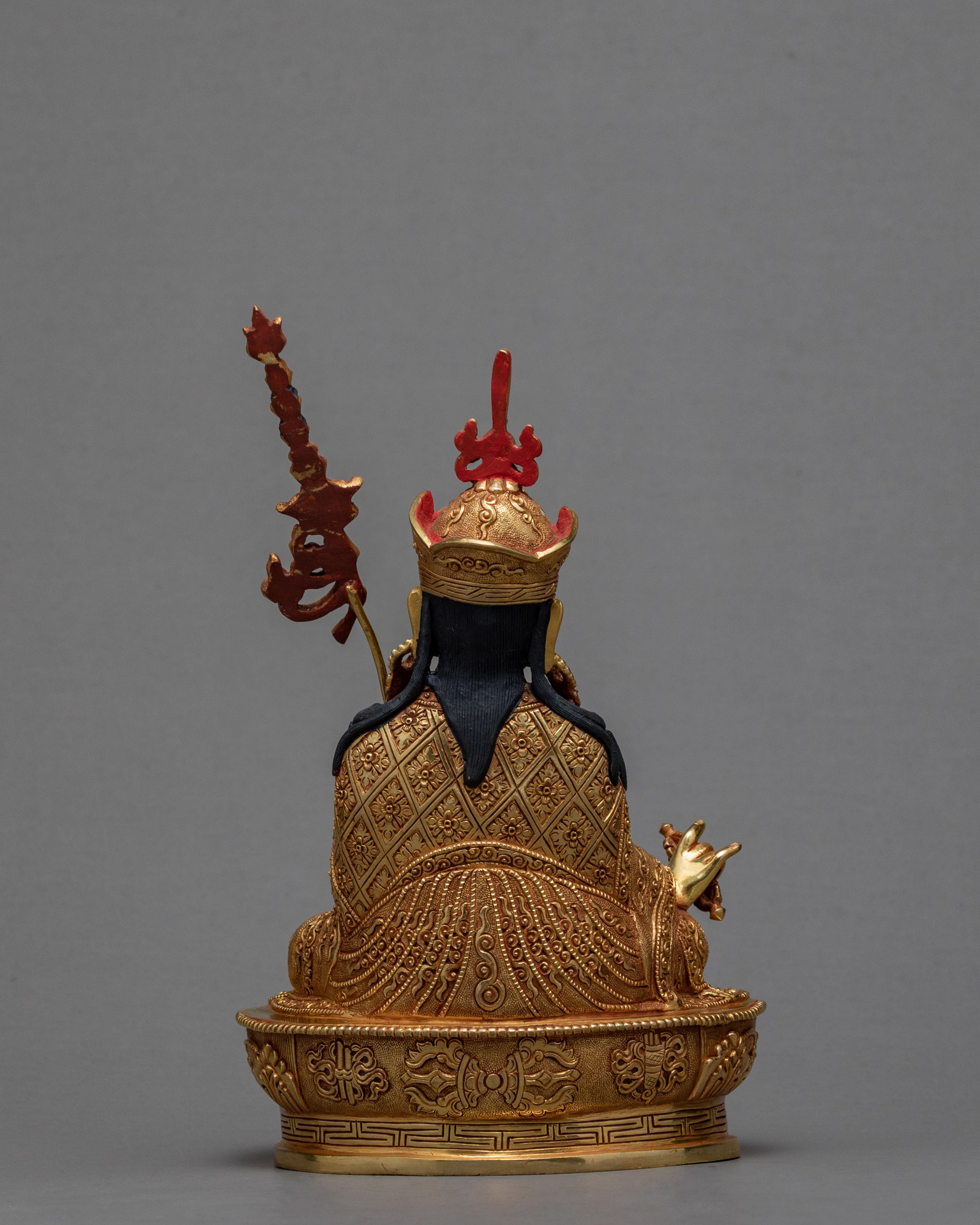 Guru Rinpoche Padmasambhava Statue | Hand-carved Buddhist Deity Artwork