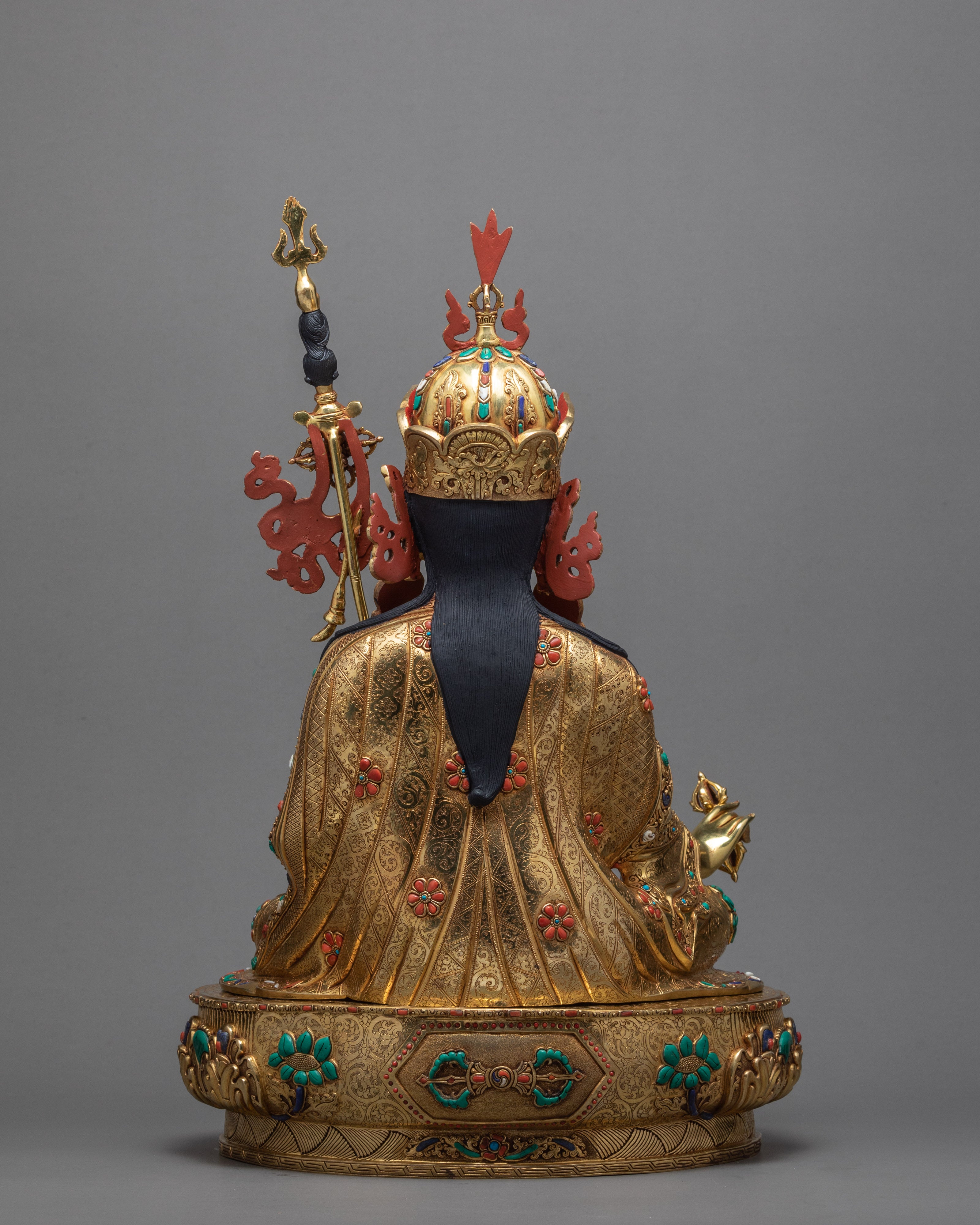 Guru Rinpoche Statue | Traditional Buddhist Sculpture | Padmasambhava Statue
