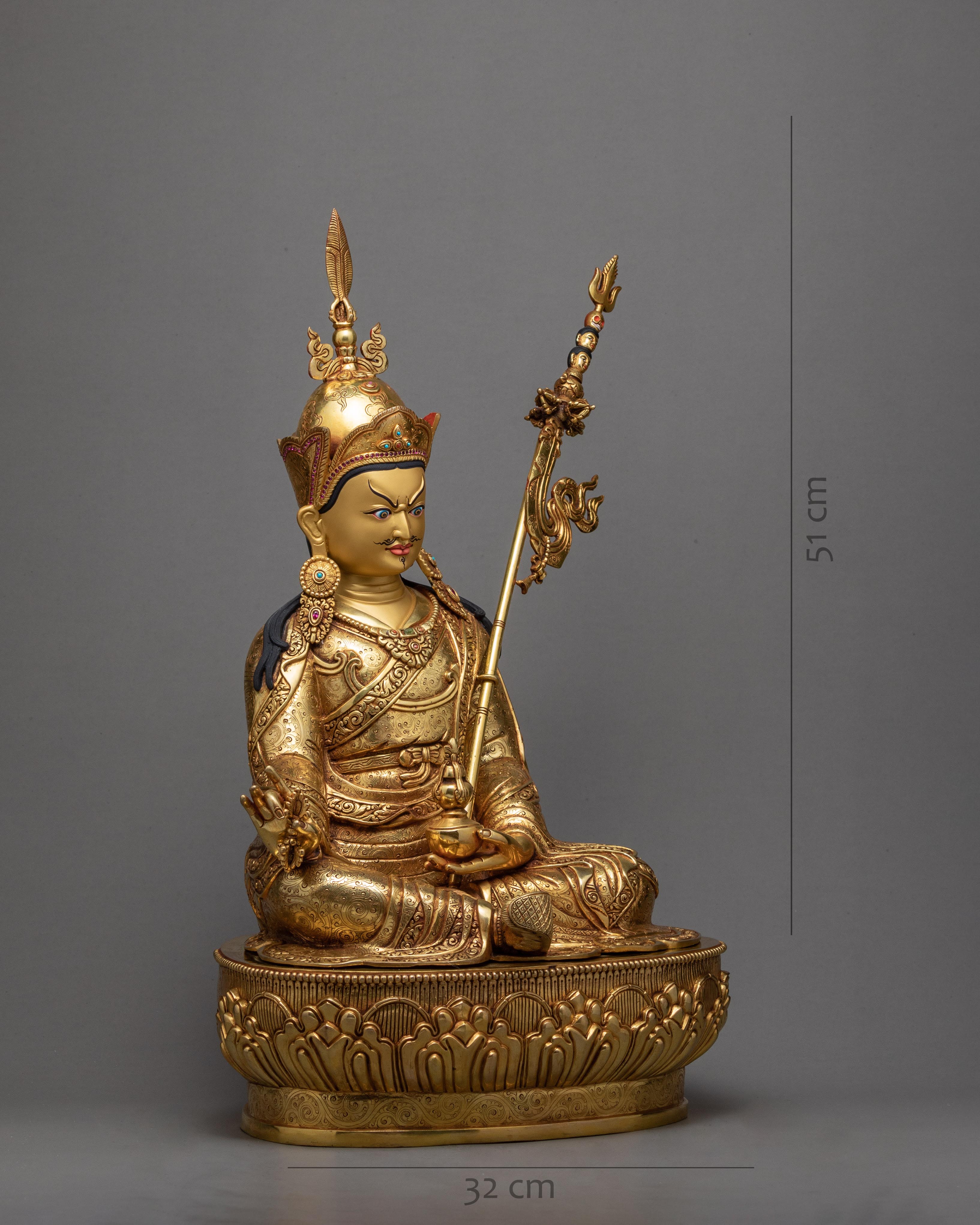 Buddha Padmasambhava | Buddhist Artwork Statue | The Lotus Born Master